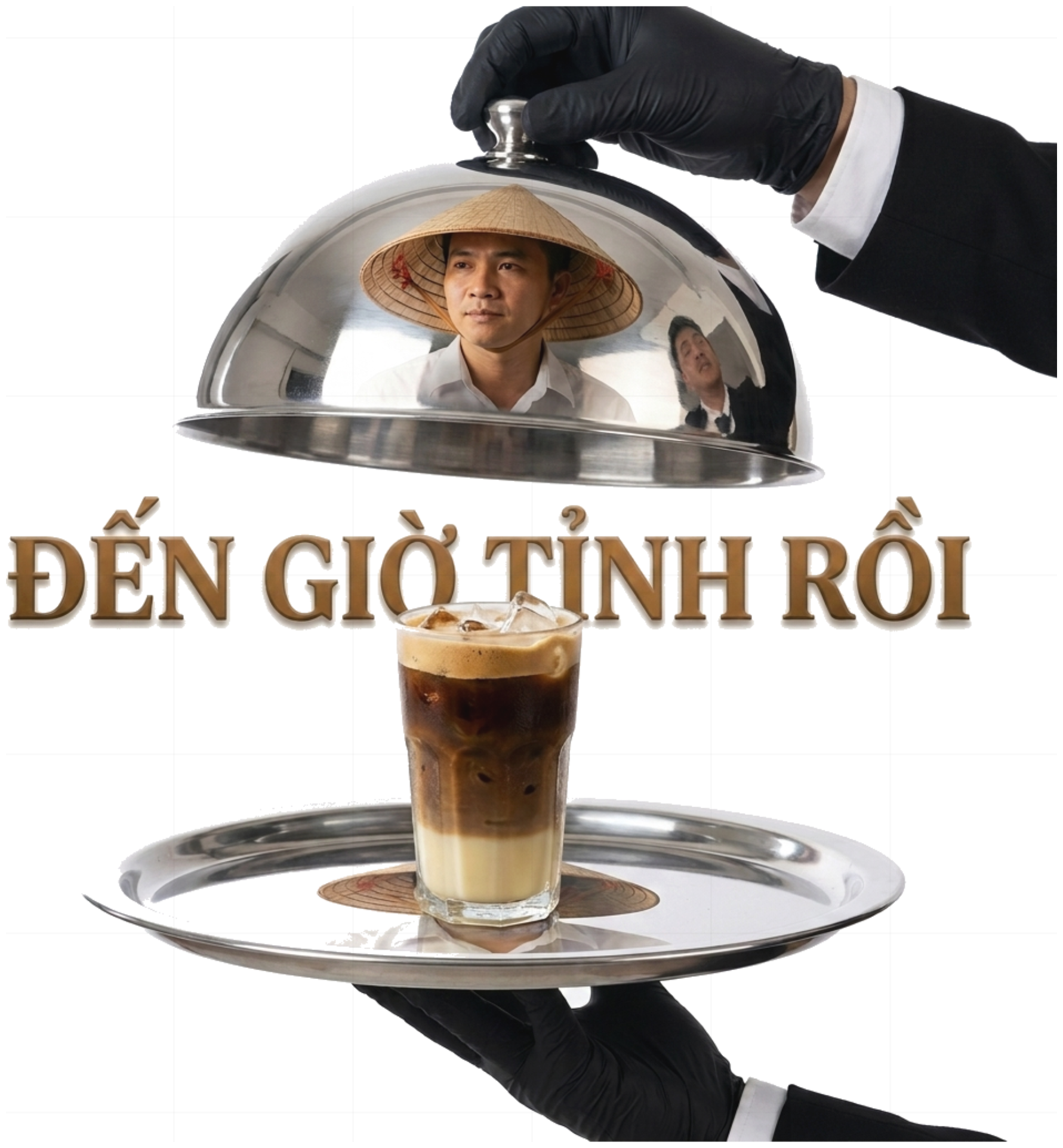 Áo Thun Đến Giờ Tỉnh Rồi Graphic Cà Phê Sữa Đá Unisex Cotton Dày Dặn vietnam.yo - 220826-16-28-HVZ