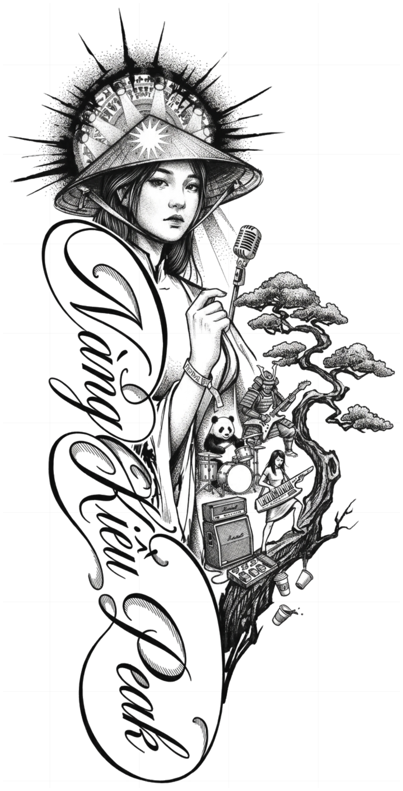 Áo Dài Tay Nang Kieu Peak Unisex Form Rộng Streetwear Tattoo Art vietnam.yo - 220926-16-23-YJQ