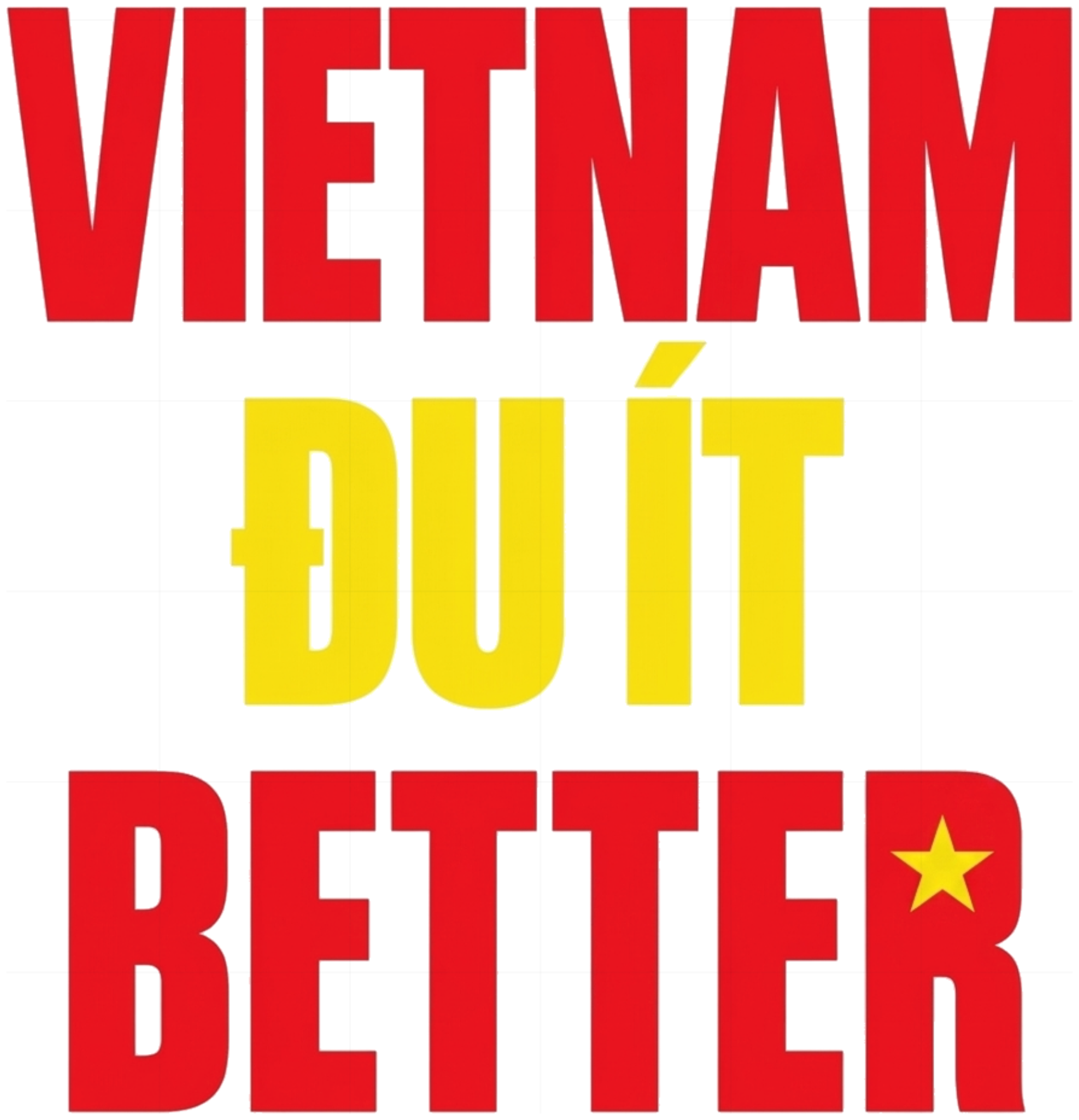 Áo Thun Vietnam Đu Ít Better Unisex Form Rộng Streetwear Minimalist vietnam.yo - 221026-15-08-FQU