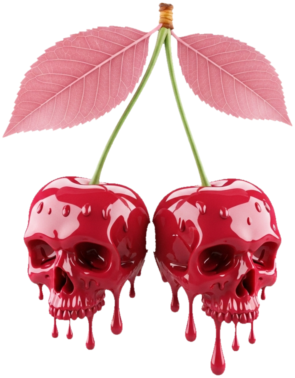 Áo Thun Design Skull Cherry Phong Cách Surrealism Art - 230326-15-15-KRX