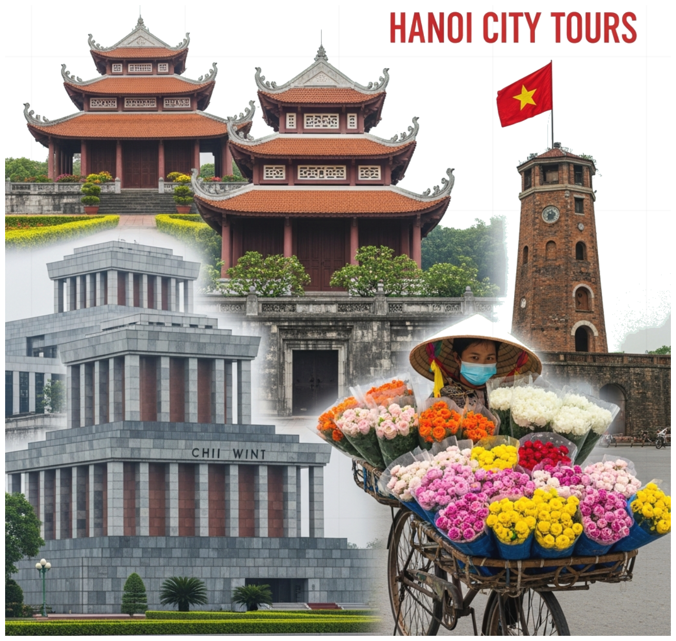 Áo Thun Hanoi City Tours Design Form Rộng Cotton Co Giãn Cực Chất - 230626-16-17-HUT