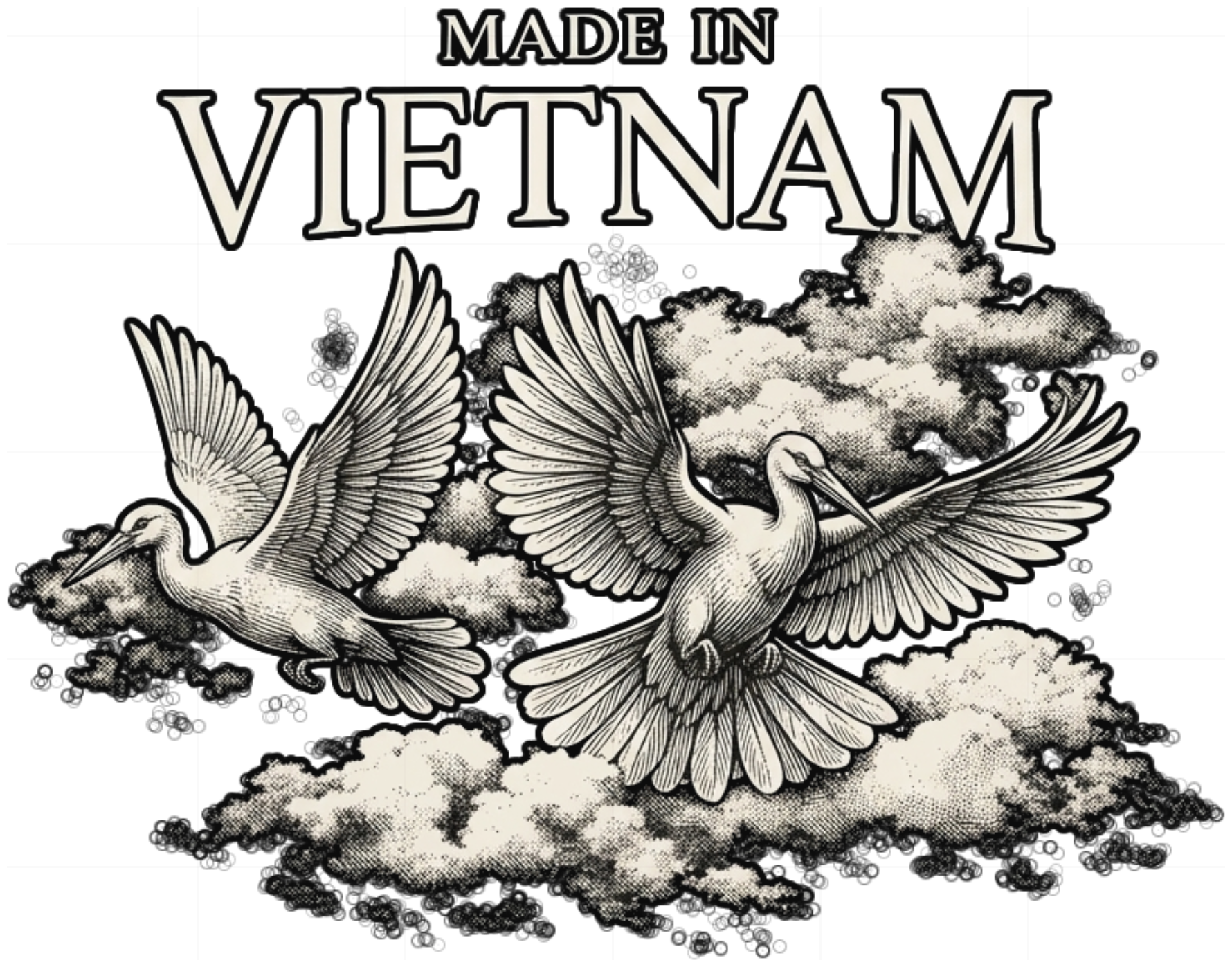 Áo Dài Tay MADE IN VIETNAM Vintage Streetwear Form Rộng Unisex Local Brand Cao Cấp - 230926-09-38-FMG