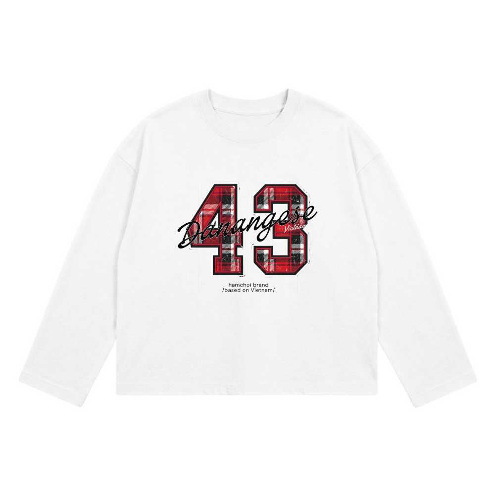 Áo thun tay dài unisex VNXK HAMCHOI form rộng Danang Long sleeves - 230926-09-42-NTI