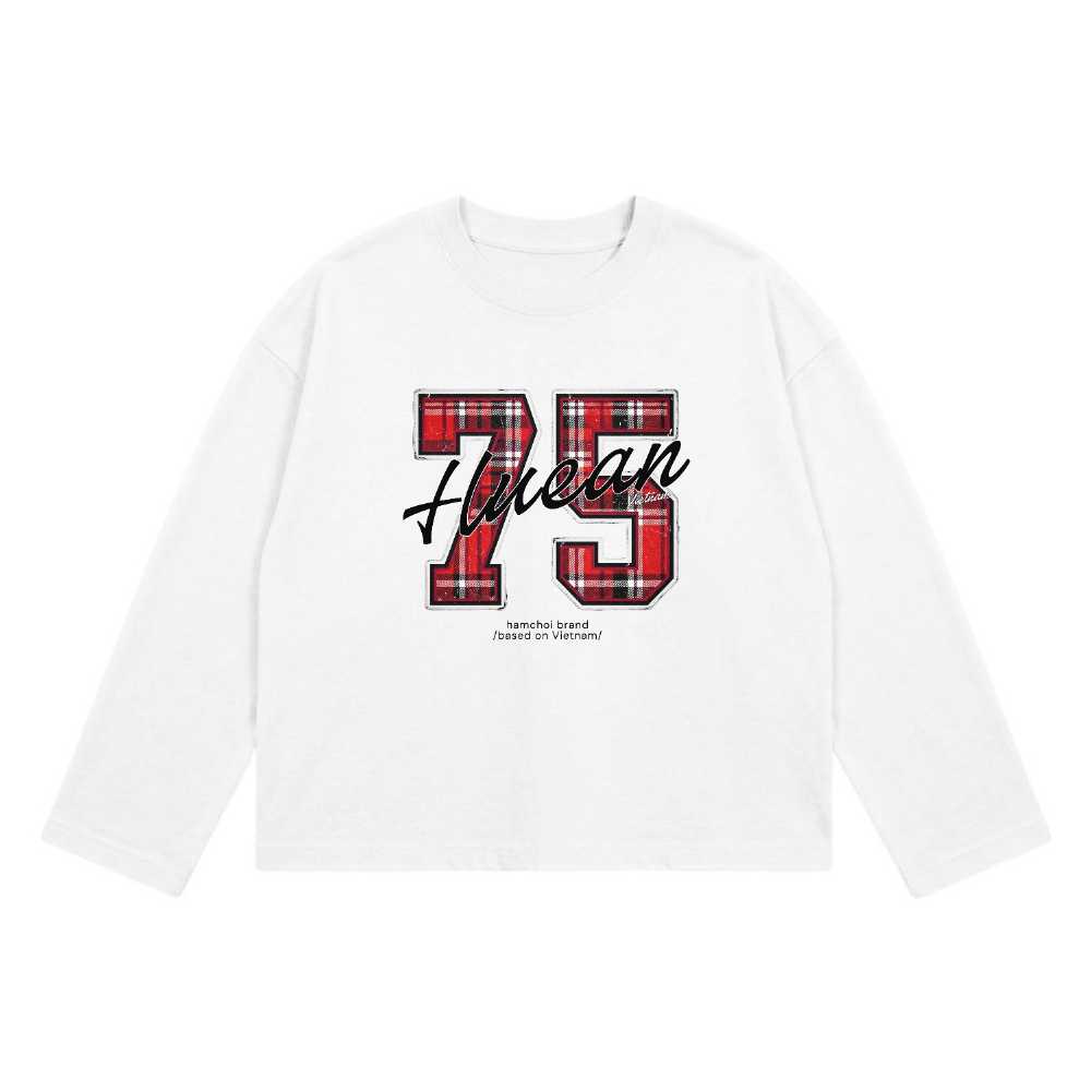 Áo thun tay dài unisex VNXK HAMCHOI form rộng Hue Long sleeves - 230926-09-43-GJE