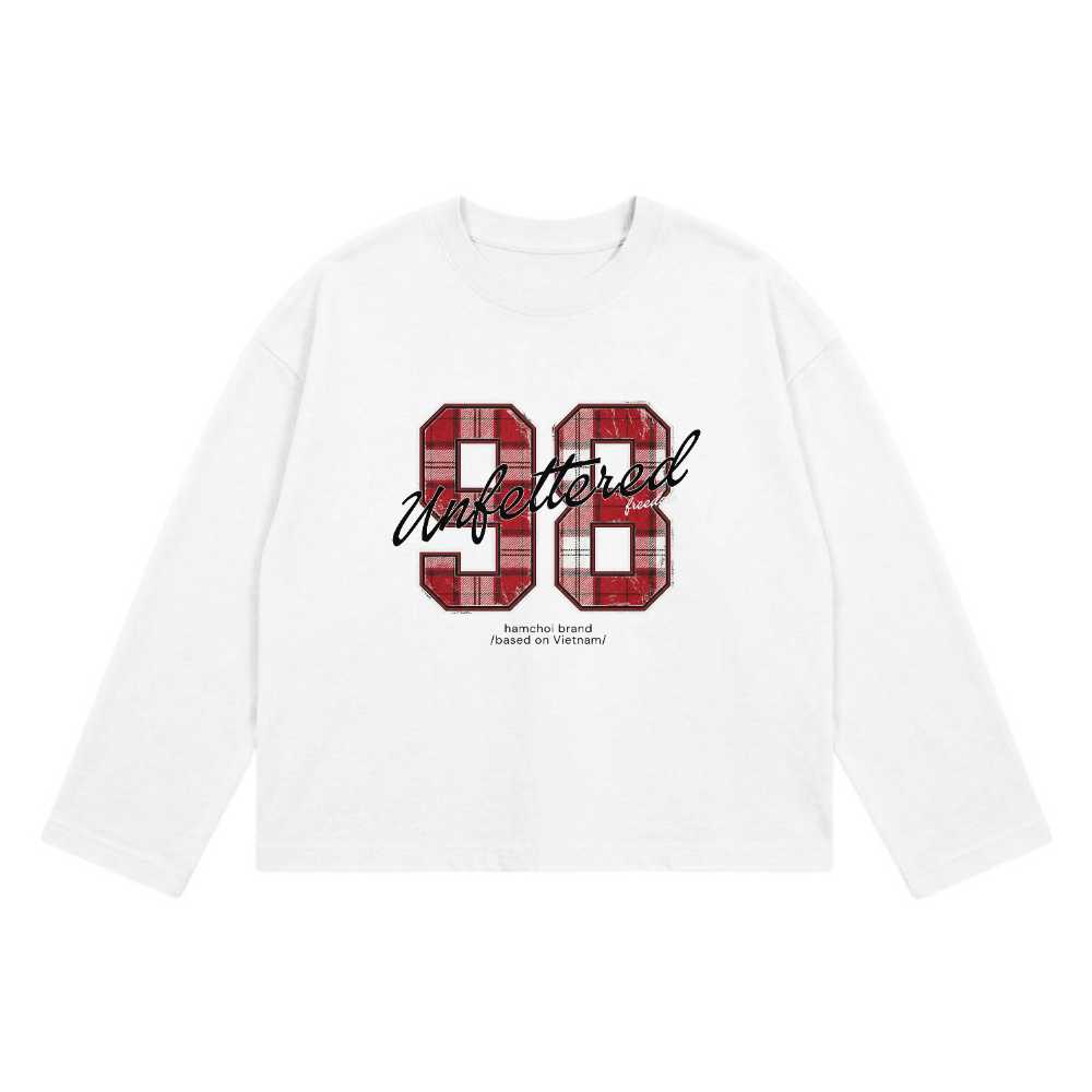 Áo thun tay dài oversize VNXK HAMCHOI form rộng Unfettered Freedom Long sleeves - 230926-09-45-OIV
