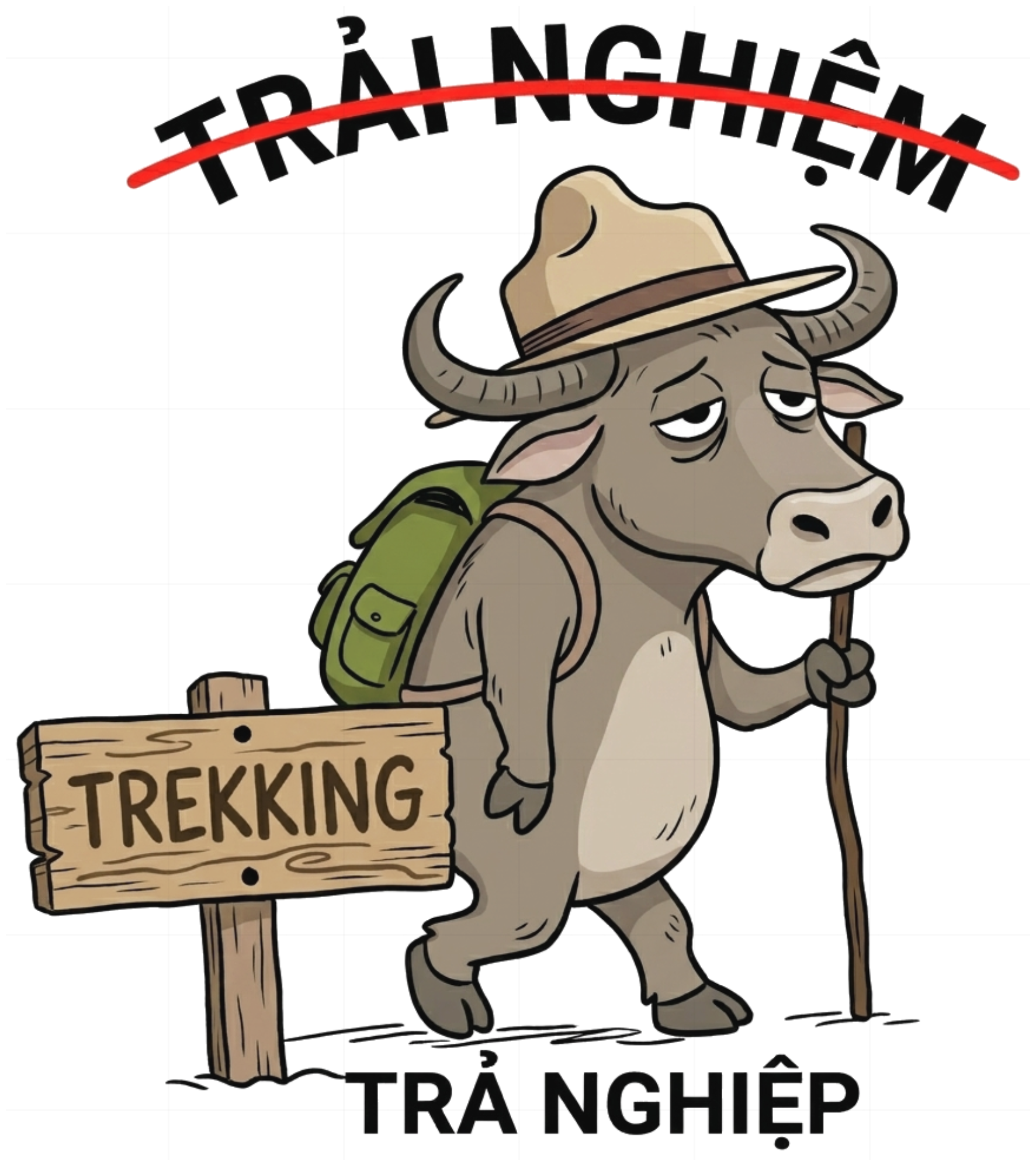 Áo Dài Tay Trâu Trekking Trả Nghiệp Unisex Form Rộng Streetwear vietnam.yo - 230926-14-48-GXV