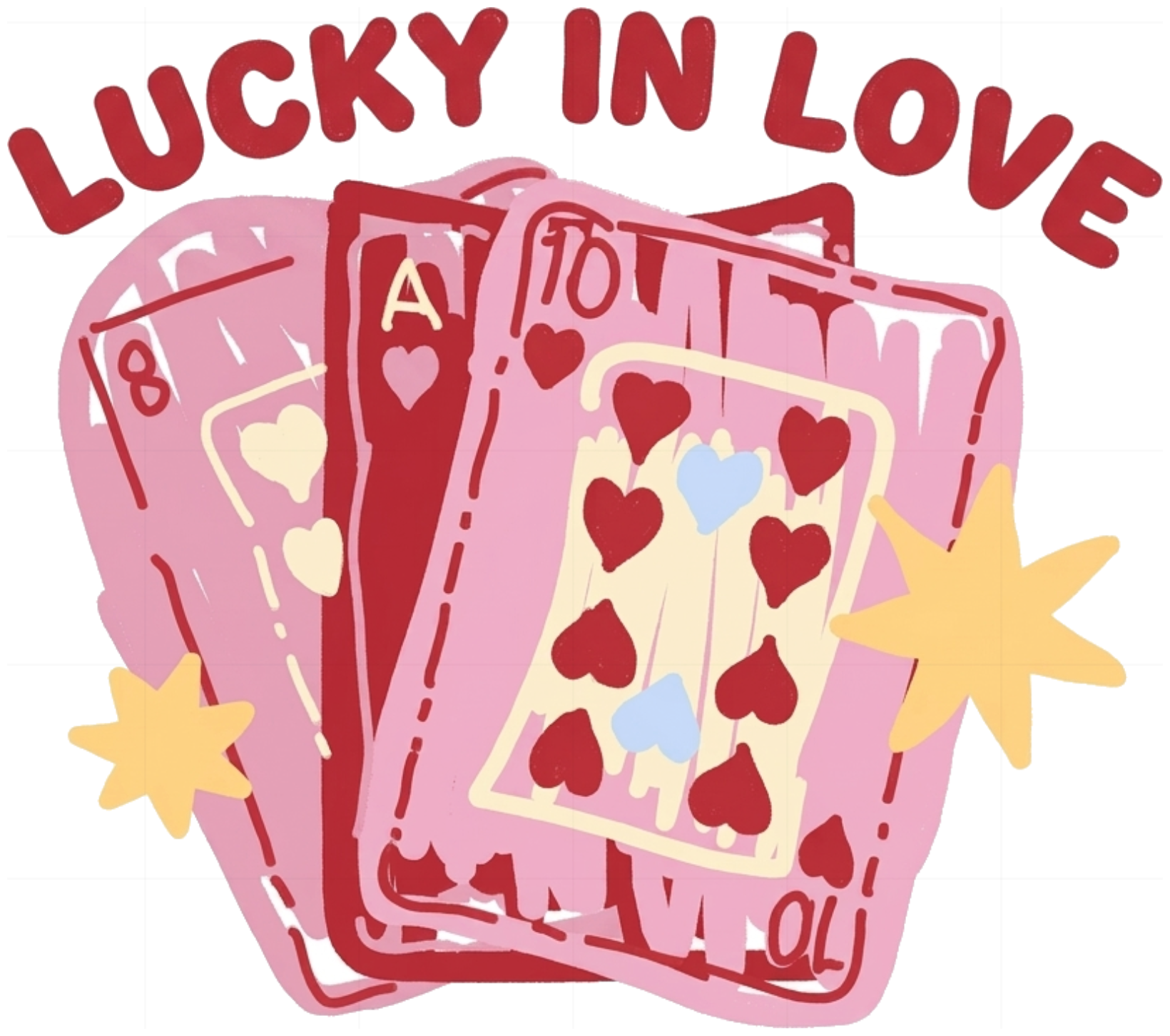 Áo Thun Tay Dài Form Rộng Lucky In Love Phong Cách Y2K Unisex Cotton Co Giãn 4 Chiều - 230926-16-03-BUR