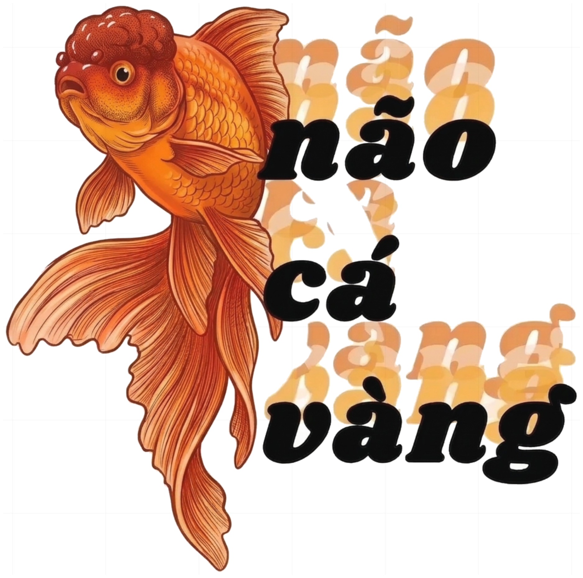 Áo Thun Não Cá Vàng Unisex Form Rộng Vintage Retro vietnam.yo - 231026-14-31-UIX