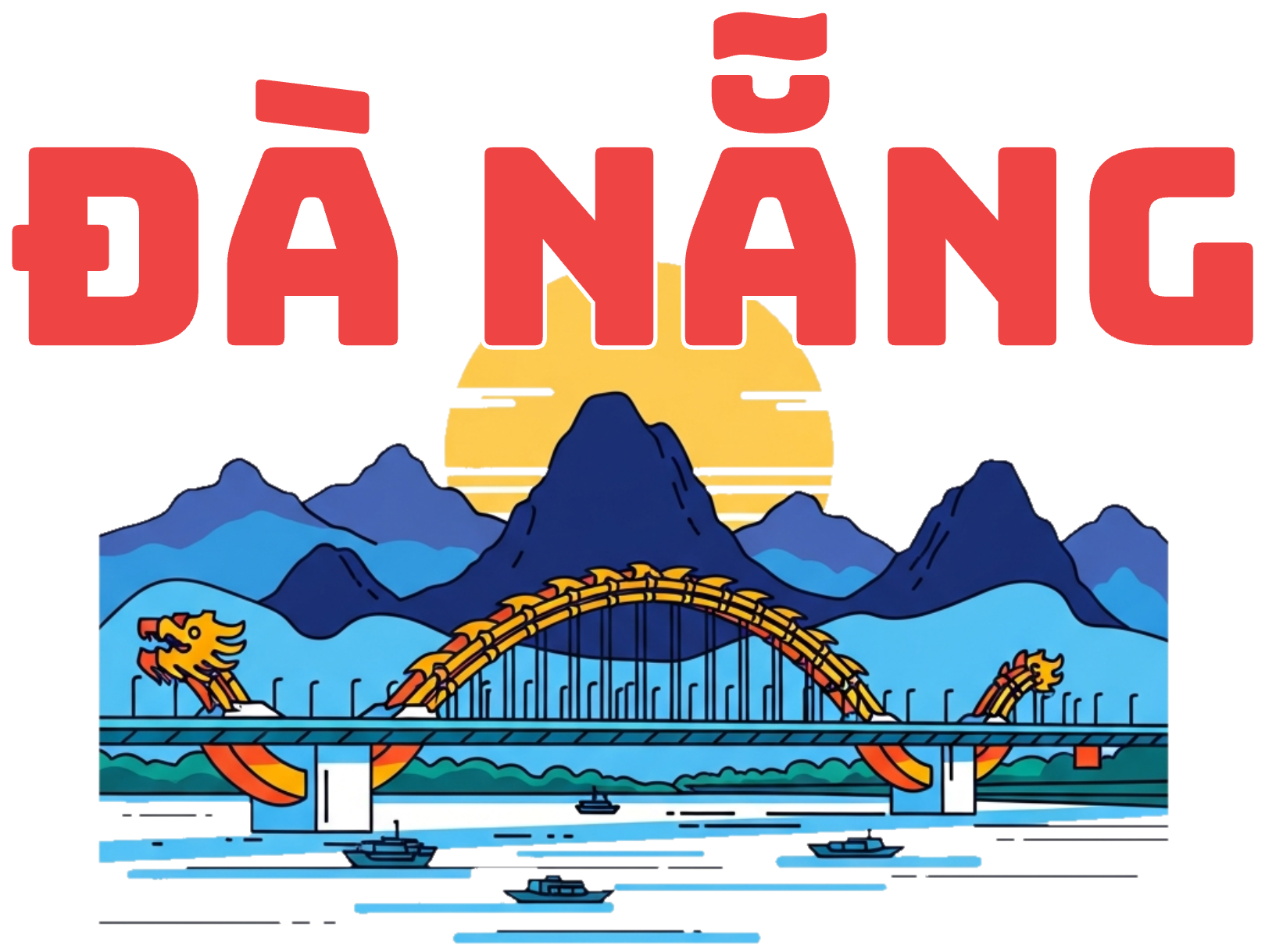 Áo Thun Trắng In ĐÀ NẴNG - Phong Cách Đậm Chất Thành Phố Biển