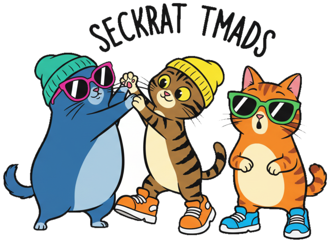 Áo Thun Trắng In Hình Mèo Ngu Bẩm Sinh Độc Đáo - 240326-10-32-XPF