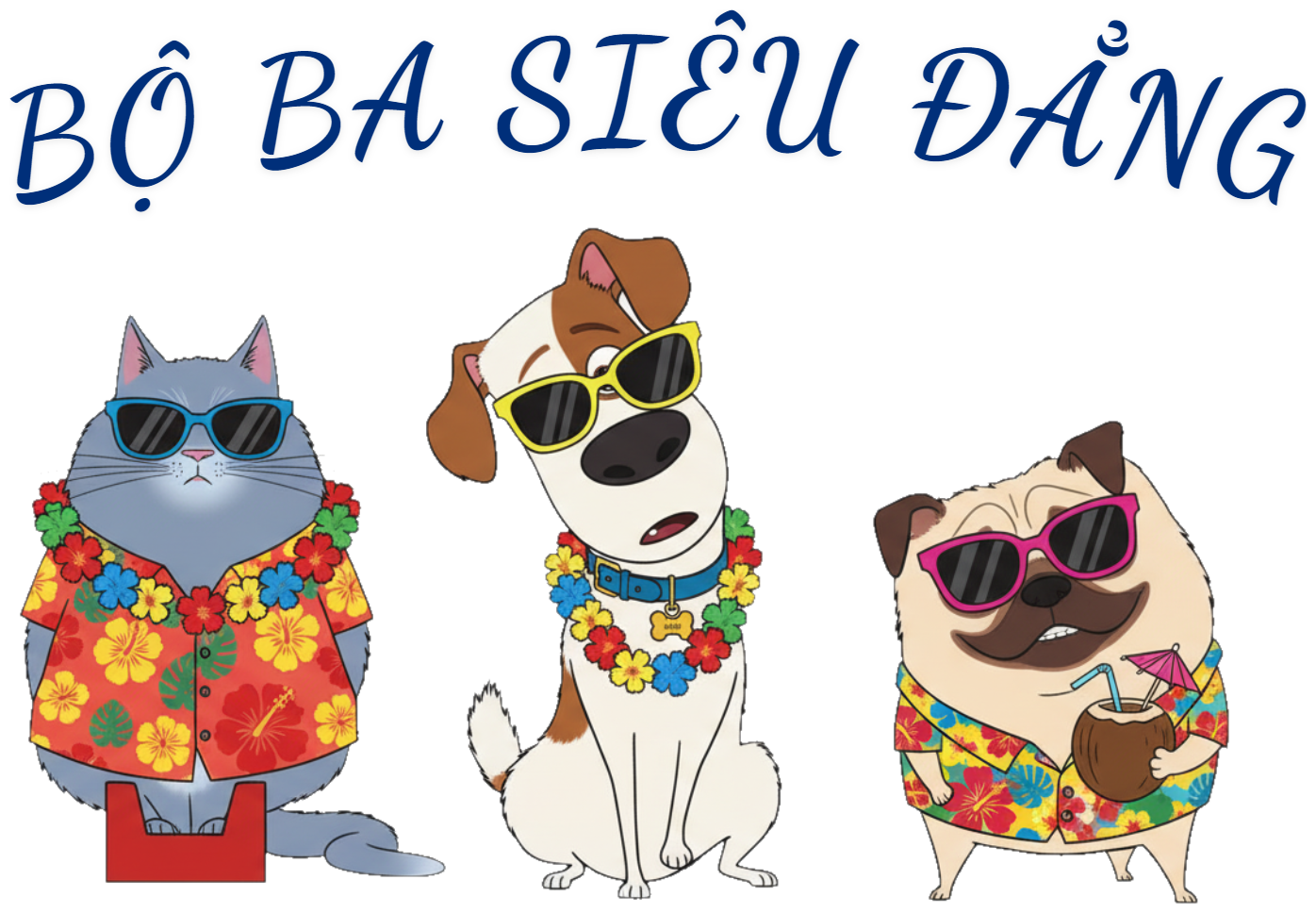 Áo Thun Trắng In Hình Bộ Ba Siêu Đẳng Hài Hước - 240326-11-15-JSQ