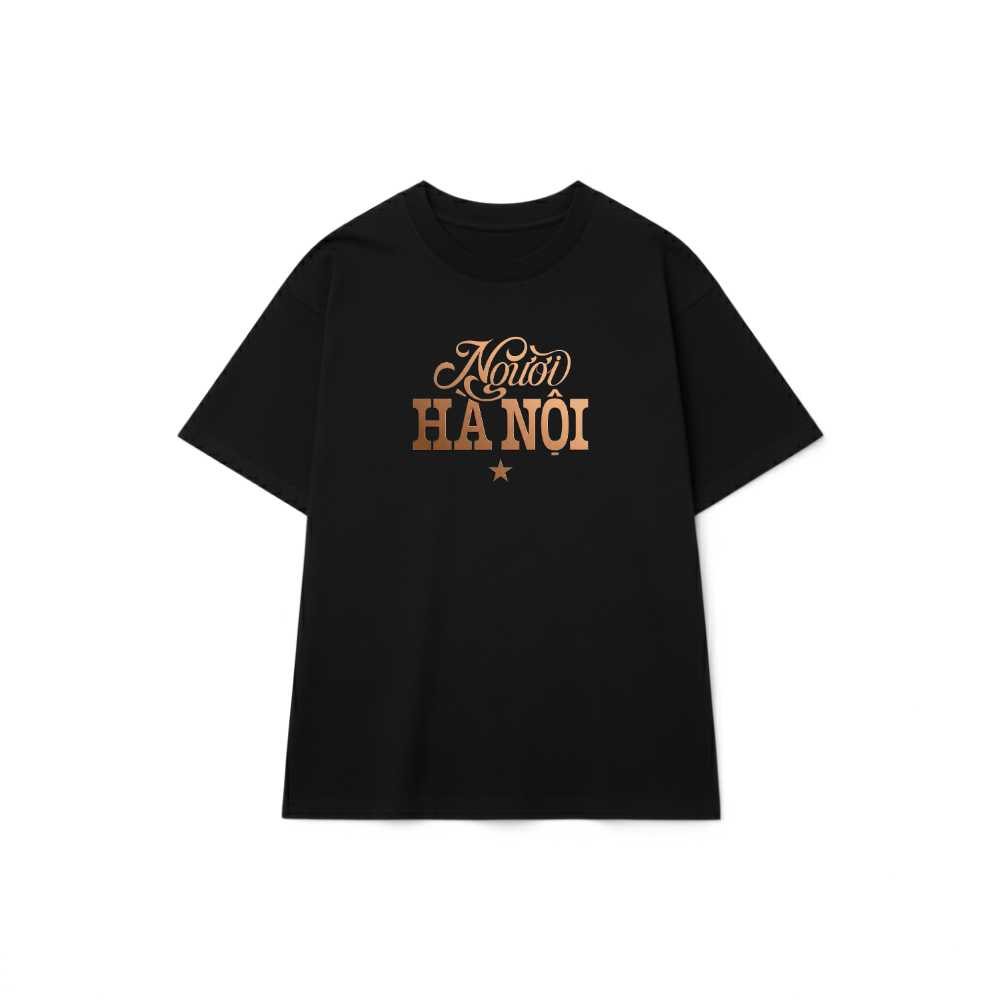 Áo Thun Unisex Người Hà Nội Form Rộng Cotton 100% Cực Chất - 240626-15-20-BAC