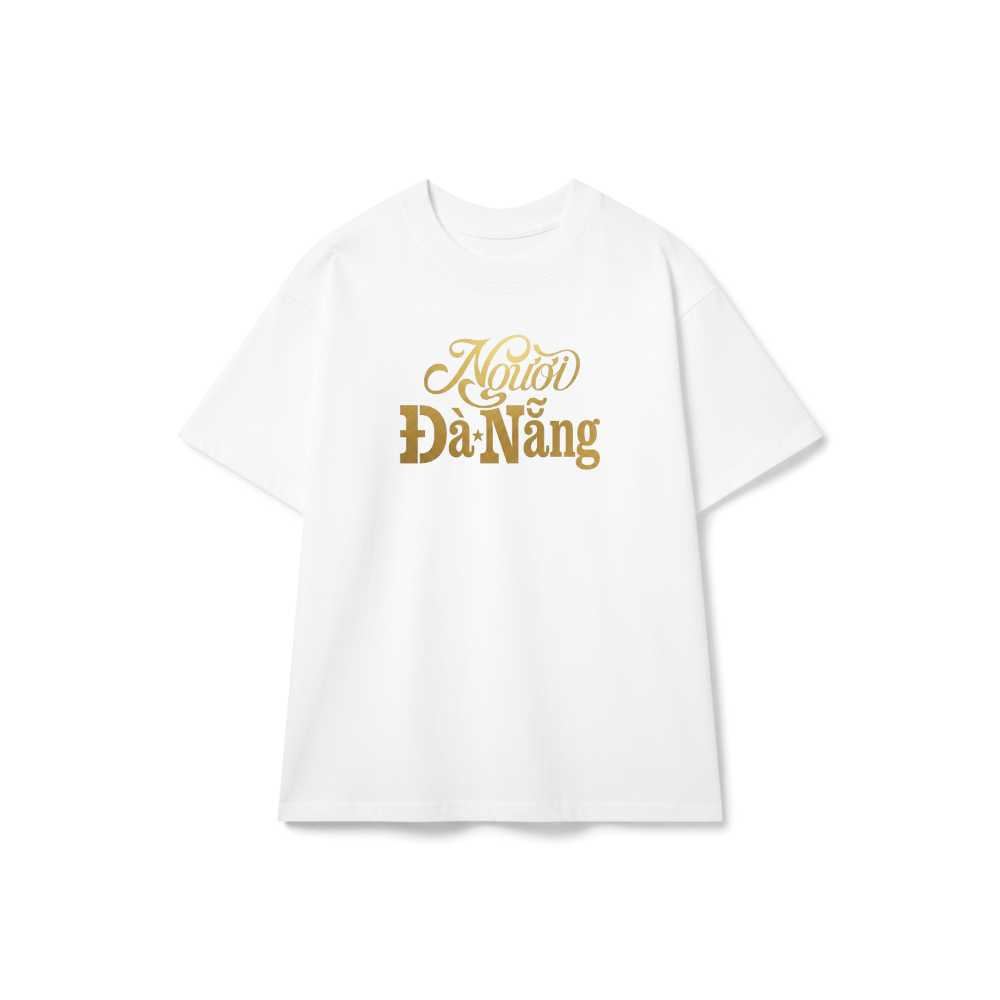 Áo Thun Người Đà Nẵng Typography Gold Sang Trọng Cotton 100% Unisex 240626-15-28-JAW