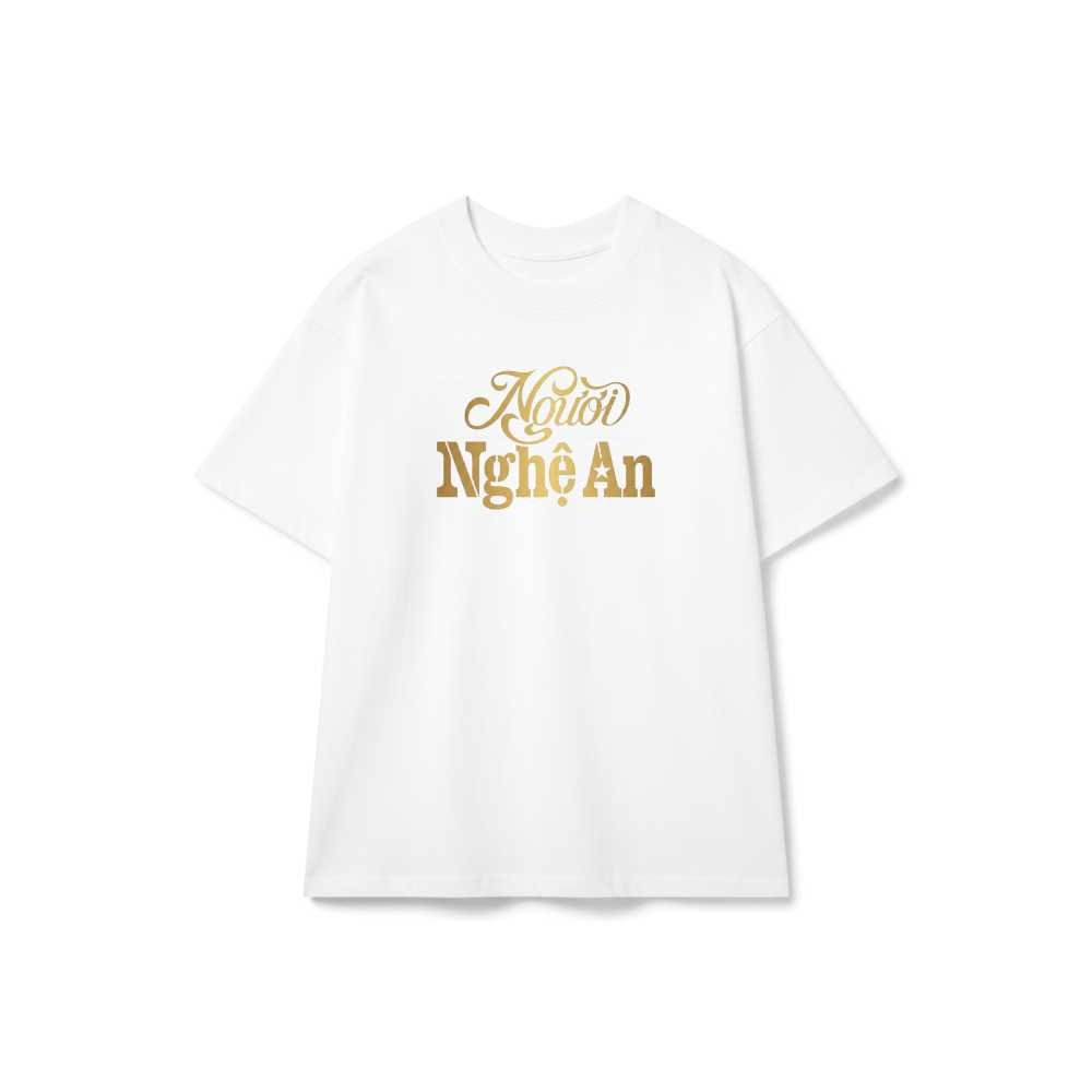 Áo Thun Người Nghệ An Chữ Vàng Sang Trọng Form Unisex Cotton Cao Cấp - 240626-15-35-FDG