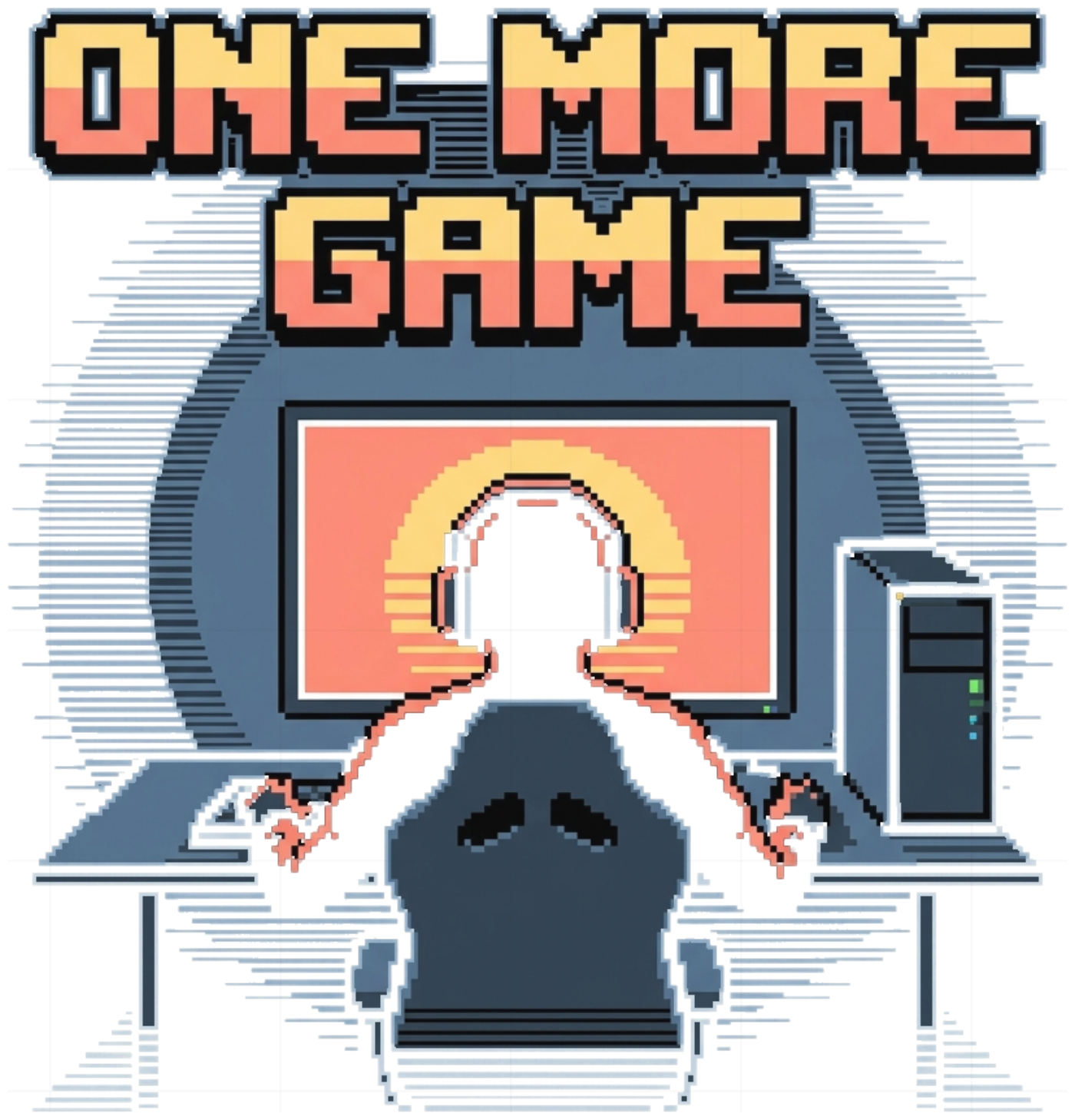 Áo Thun Boxy Design Pixel One More Game Cotton Co Giãn Nam Nữ - 240826-15-48-XVN