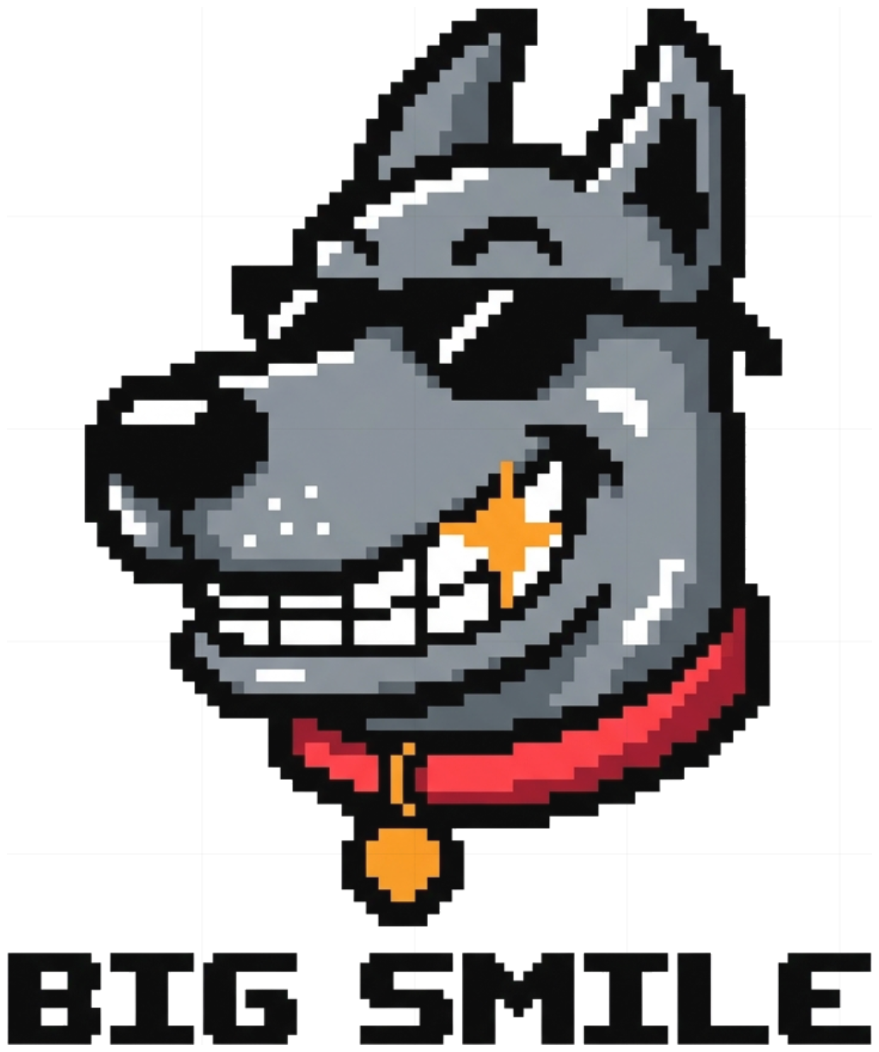 Áo Thun Boxy BIG SMILE Retro Pixel Art Mascot Cotton Cao Cấp Streetwear Unisex Phông Rộng - 240826-16-13-MCU