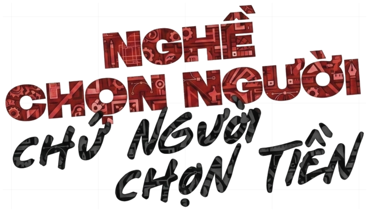 Áo Thun Nghề Chọn Người Chứ Người Chọn Tiền Form Rộng Unisex Cotton Streetwear vietnam.yo - 240826-16-23-IGA
