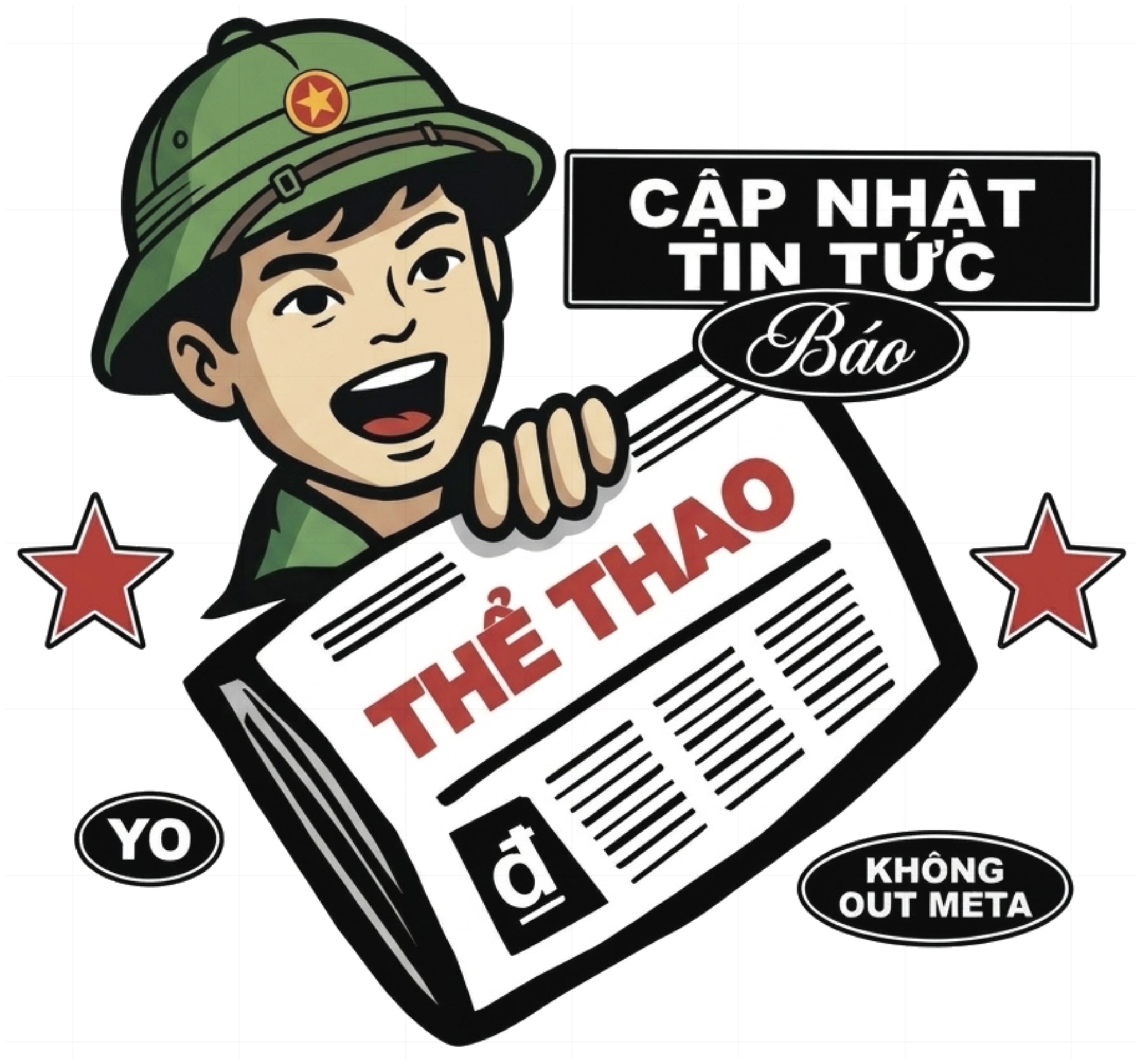 Áo Dài Tay Cập Nhật Tin Tức Unisex Form Rộng Streetwear vietnam.yo - 240926-15-10-VGJ