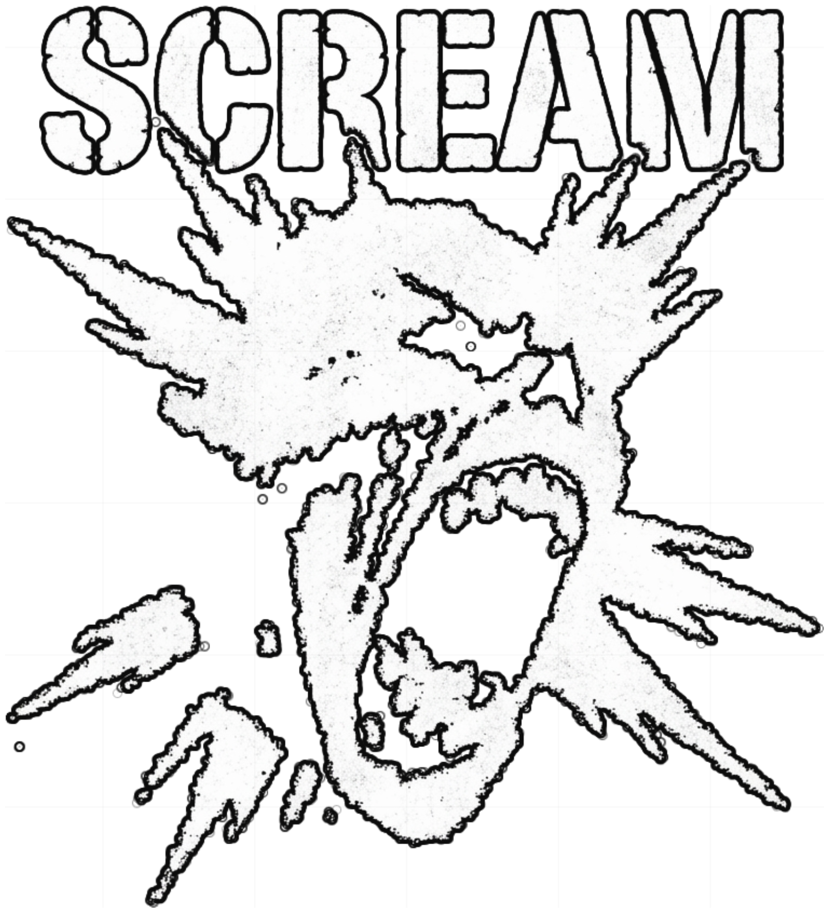 Áo Hoodie Nỉ Bông Design Scream Punk Streetwear Unisex Form Rộng Local Brand | 241026-09-03-XOT