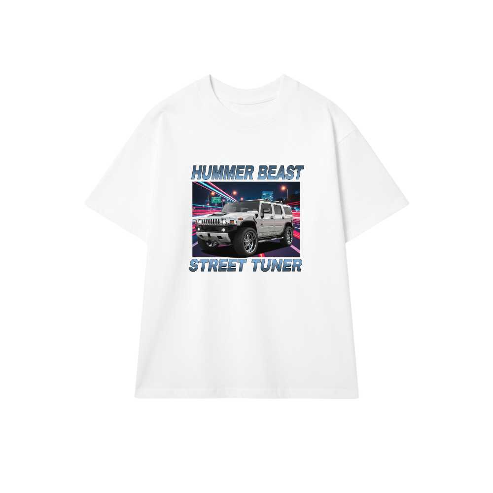 Áo Thun Hummer Beast Y2K Form Rộng Cotton Unisex Streetwear - 250626-14-21-VXU
