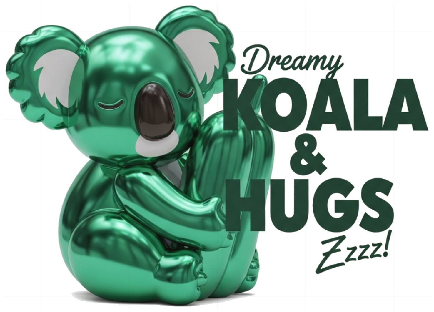 Áo Thun Trắng Sleepy Koala Gấu Dễ Thương Form Rộng Cotton Cao Cấp 250626-14-53-XGQ