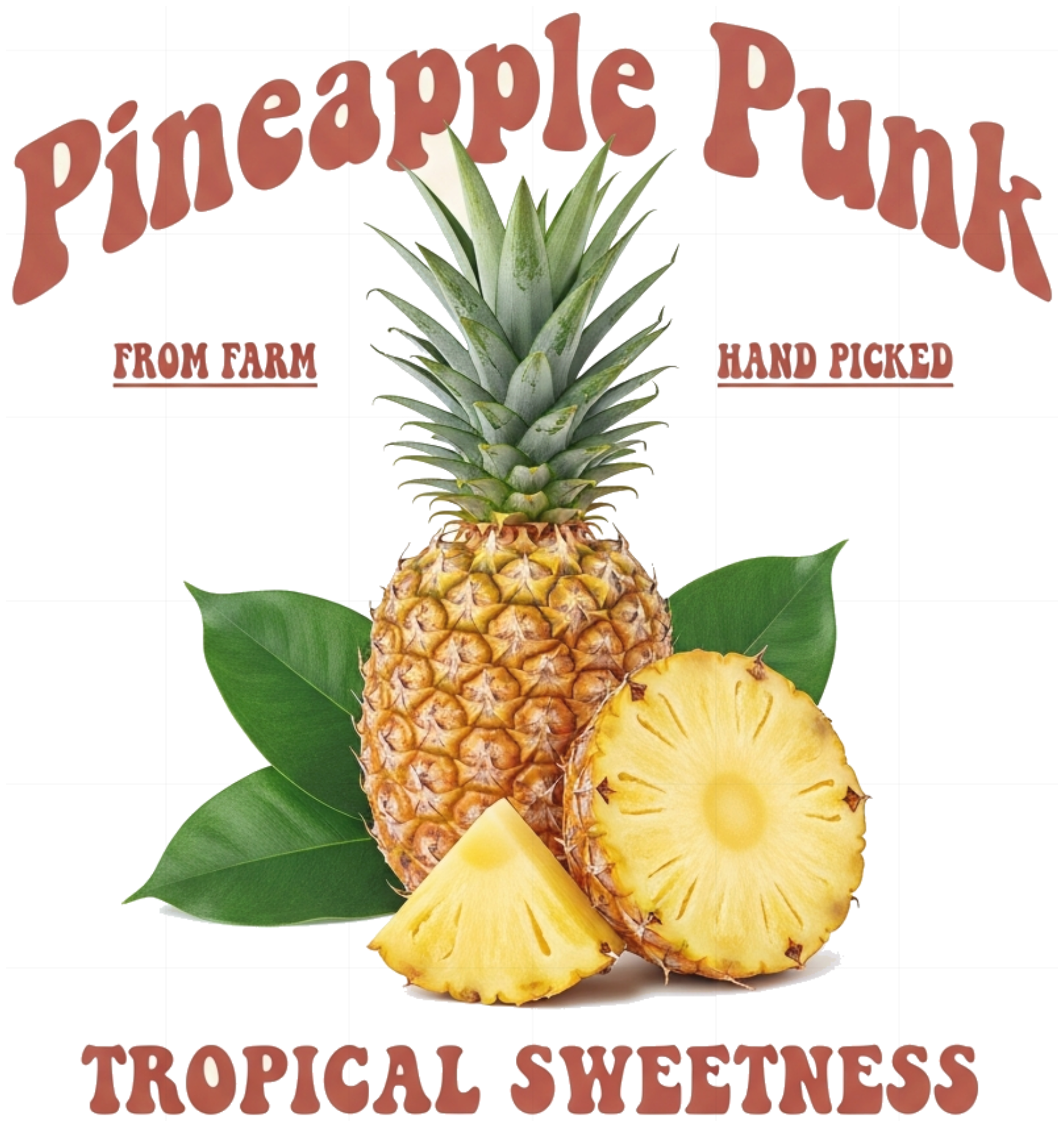 Áo Thun Unisex Pineapple Punk Trái Thơm Retro Form Rộng Cotton Cao Cấp - 250626-16-54-JXA