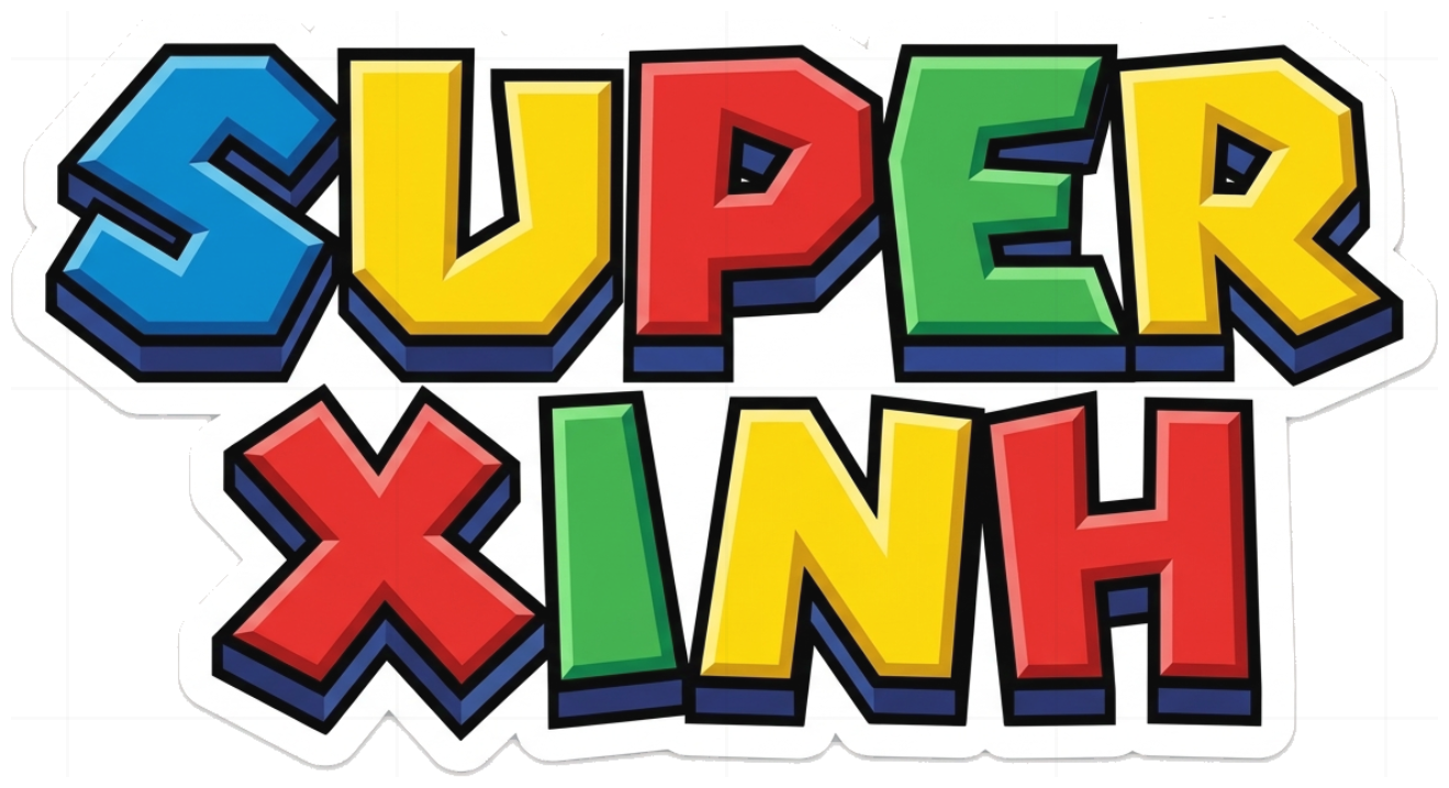 Áo Thun Super Xinh Retro Game Sticker Unisex Form Rộng vietnam.yo - 250826-14-26-SKA