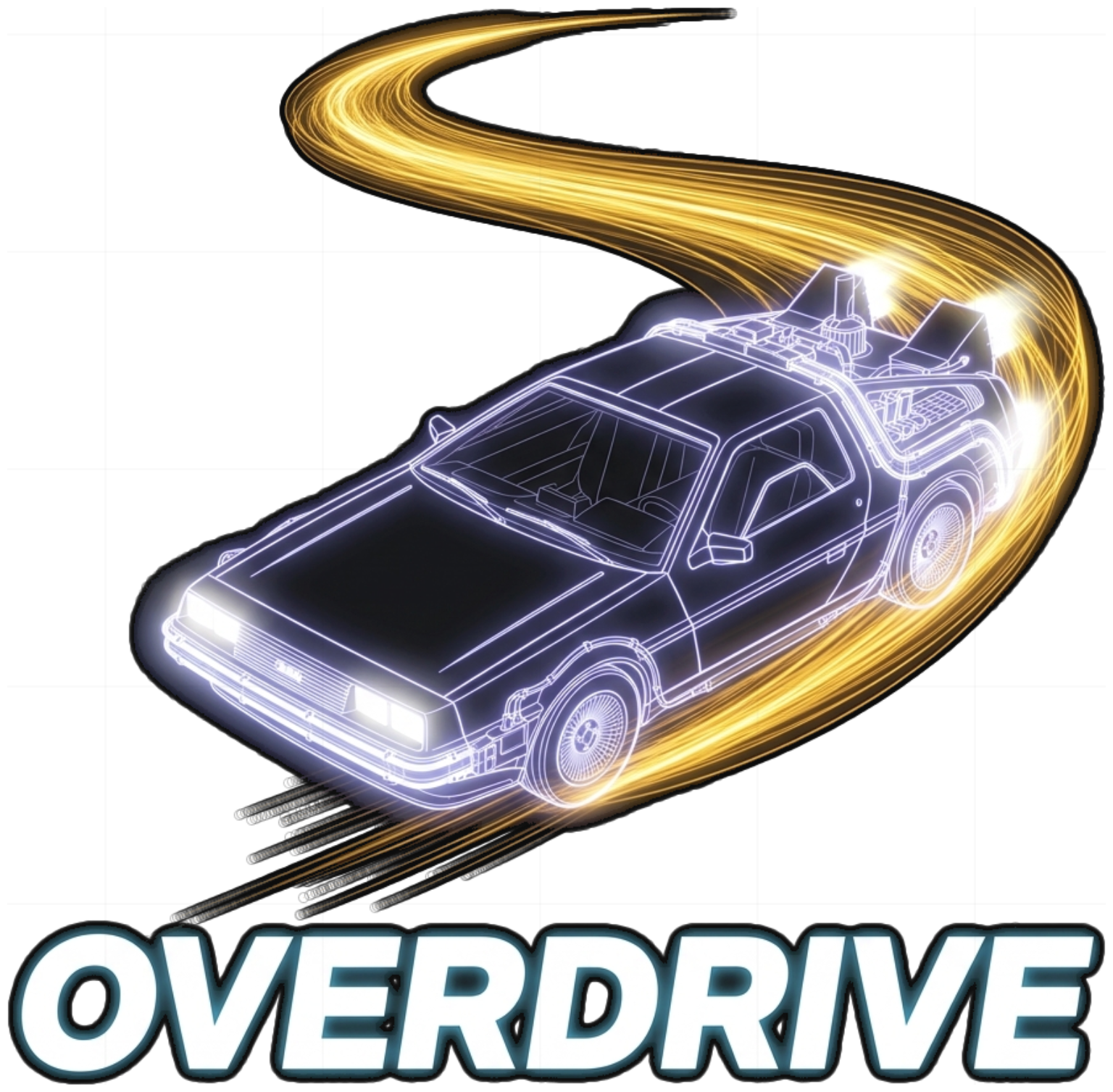 Áo Thun Nam Nữ OVERDRIVE Cyberpunk Retro Streetwear Cotton Co Giãn Form Rộng - 250826-18-01-RZB