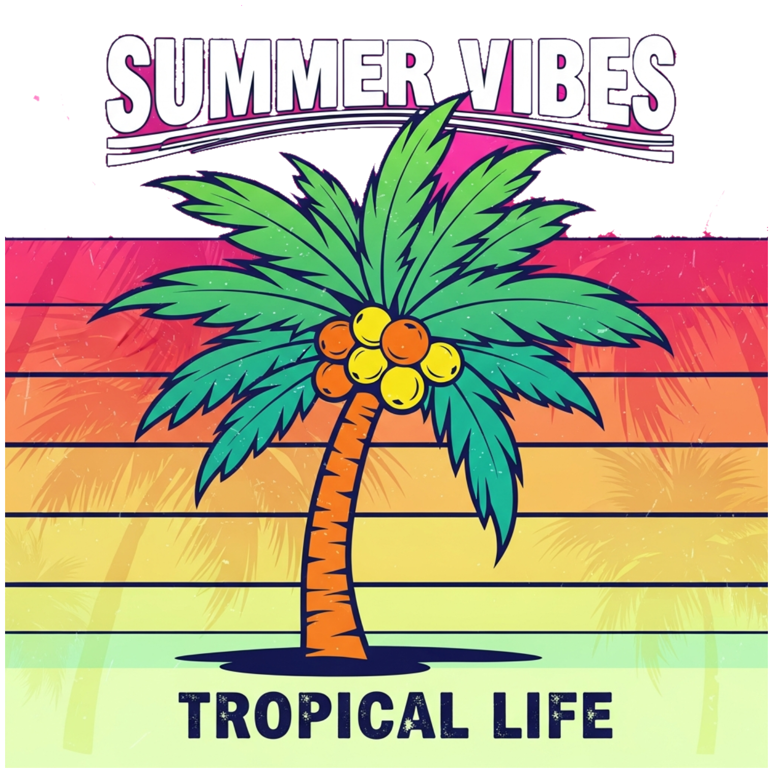 Áo Thun Trắng Summer Tropical Streetwear Design - 270326-15-43-ELL