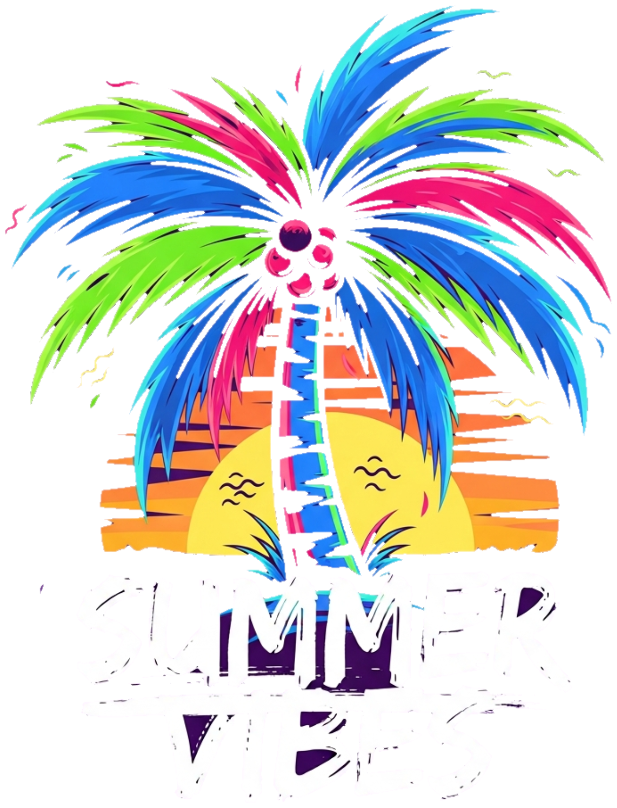 Áo Thun Đen Summer Tropical Streetwear Design - 270326-16-03-LWF