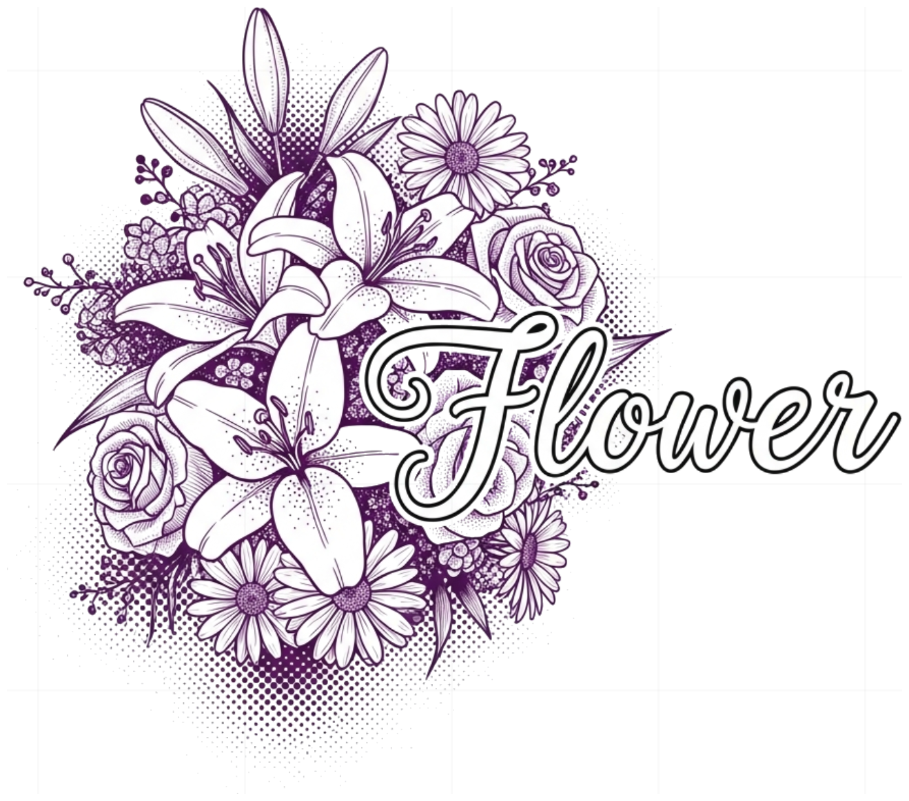 Áo Thun Trắng Unisex Form Rộng In Hình Bó Hoa Flower Vintage Cotton 100% Co Giãn - Áo Phông Local Brand Cực Chất Đi Chơi Du Lịch - 270526-08-20-AYU