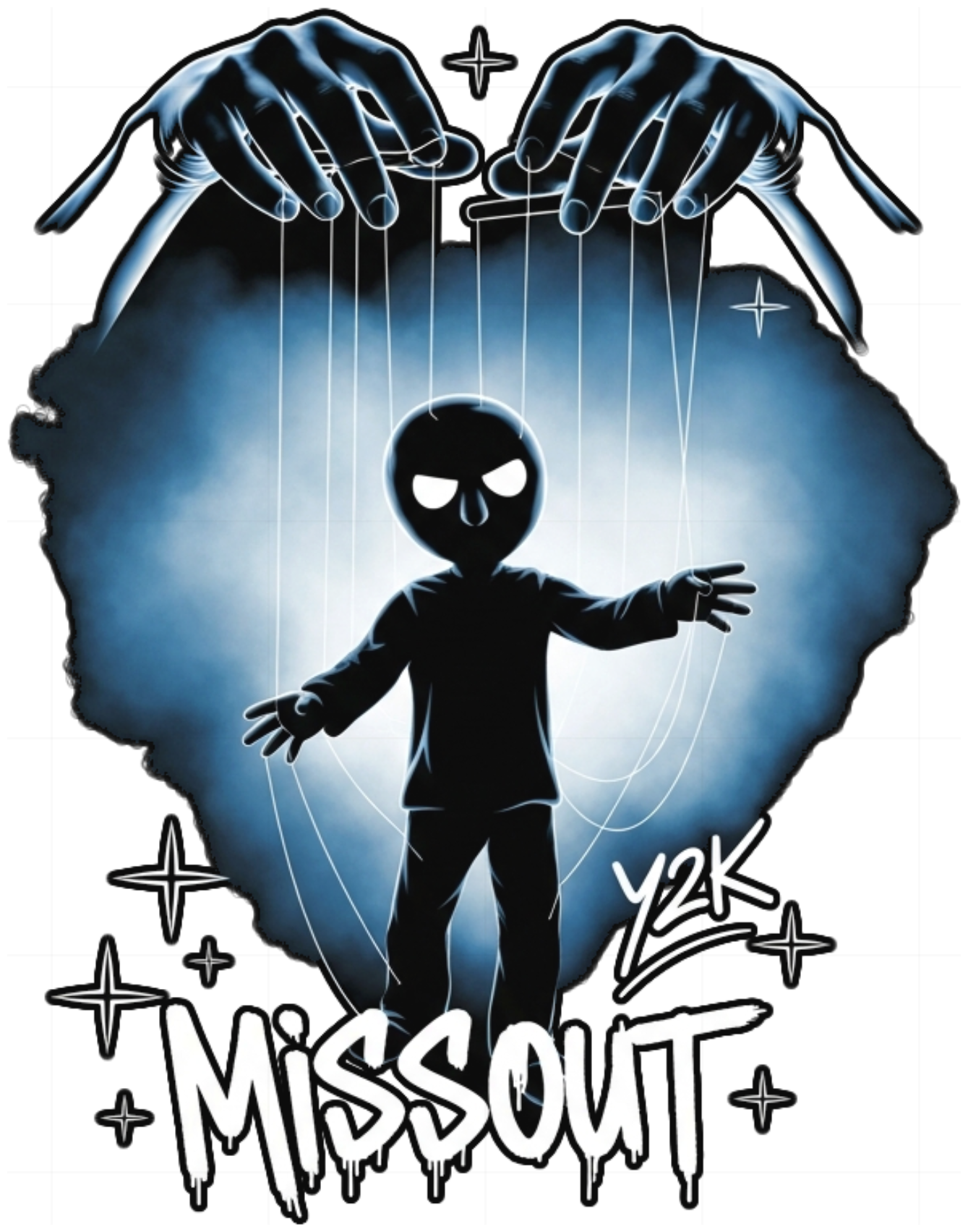 Áo Thun Unisex Trắng MISSOUT Form Rộng Streetwear - Graphic Puppet Master Y2K Cyber Cotton Co Giãn Thoáng Mát Đi Chơi Du Lịch - 270526-09-11-FSR