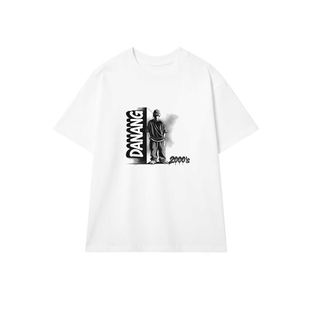 Áo Thun Unisex Form Rộng Oversized In Hình Graphic Y2K Streetwear Chữ DANANG 2000s Cực Chất Đỉnh Chóp 100% Cotton Mềm Mịn - 270526-10-11-SBN