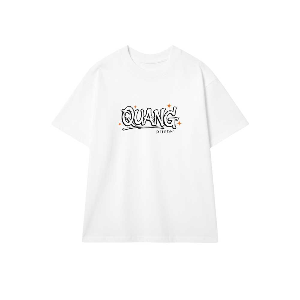 Áo Thun Trắng Nam Nữ Unisex Phông Rộng Phong Cách Y2K Streetwear Graffiti QUANG Độc Lạ - 270526-11-47-KTN