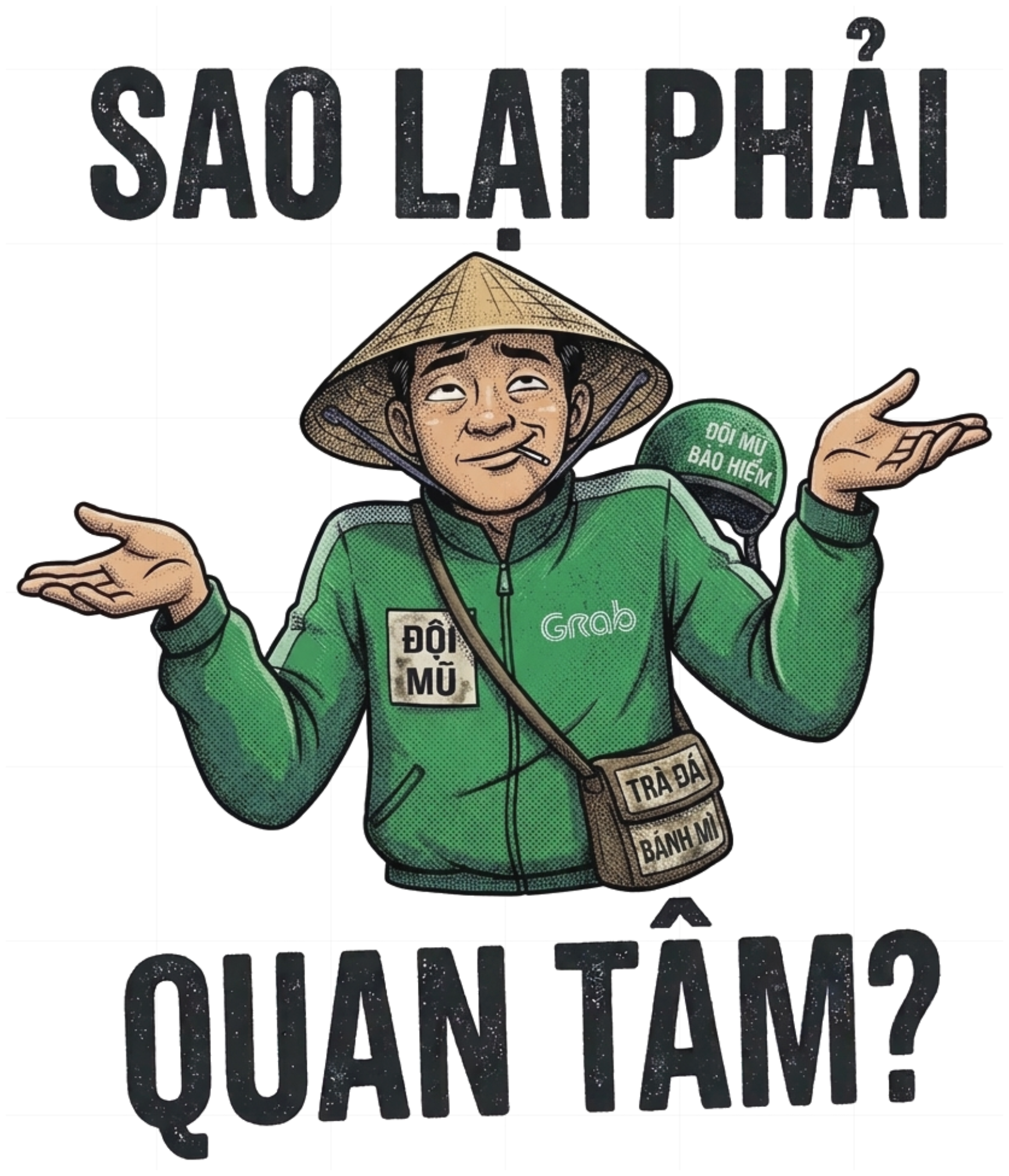 Áo Thun Sao Lại Phải Quan Tâm Unisex Oversize Streetwear Graphic Tee vietnam.yo - 271026-15-35-JNI