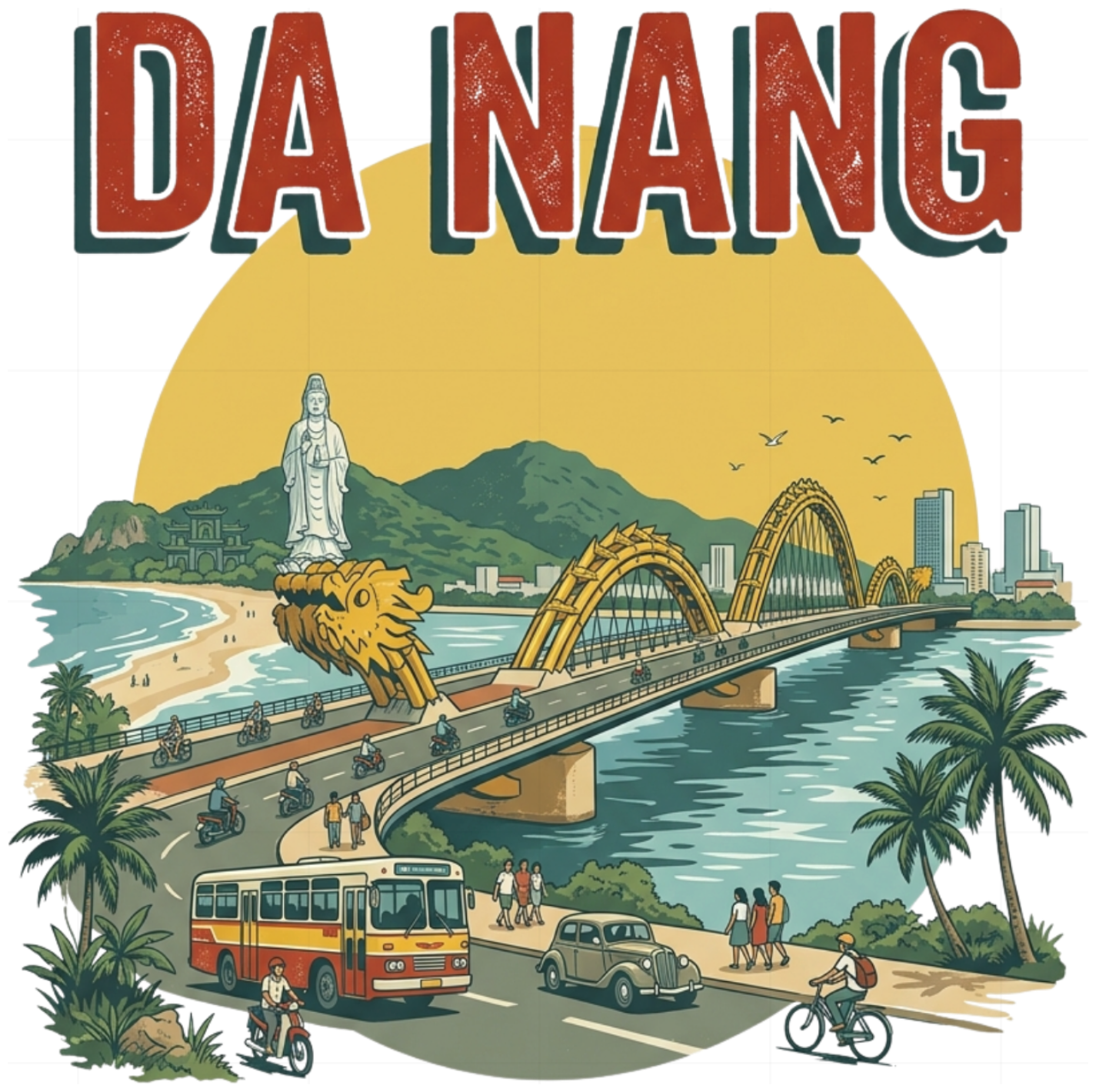 Áo Thun Trắng Design In Hình Nghệ Thuật Oversize Cotton Co Giãn Thời Trang Unisex - 280726-15-16-UEO