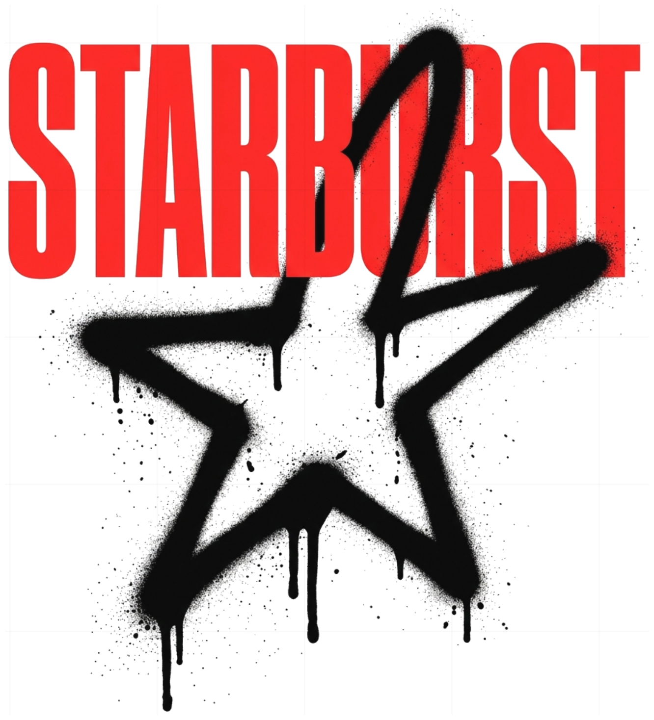 Áo Thun Starburst Streetwear Form Boxy Cotton Premium Cá Tính Punk Grunge Unisex - 280826-19-23-ZLR