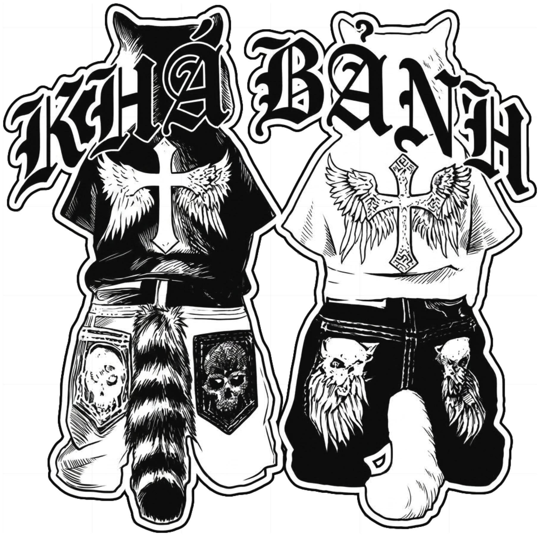 Áo Tay Dài Khả Bảnh Winged Cross Unisex Form Rộng Streetwear vietnam.yo - 280926-14-45-KIX