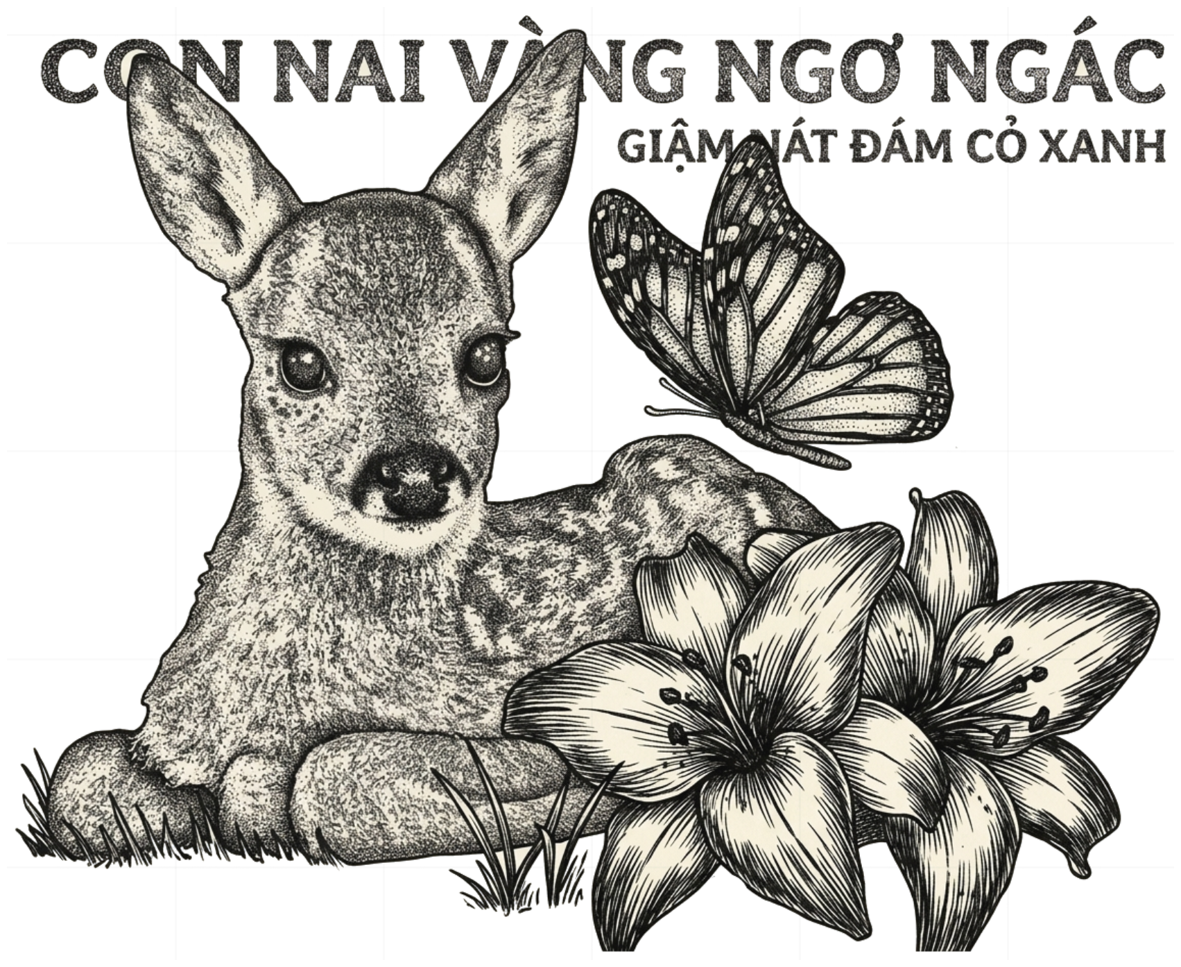 Áo Sweater Con Nai Vàng Ngơ Ngác Unisex Form Rộng Vintage Streetwear vietnam.yo - 280926-15-43-RPF