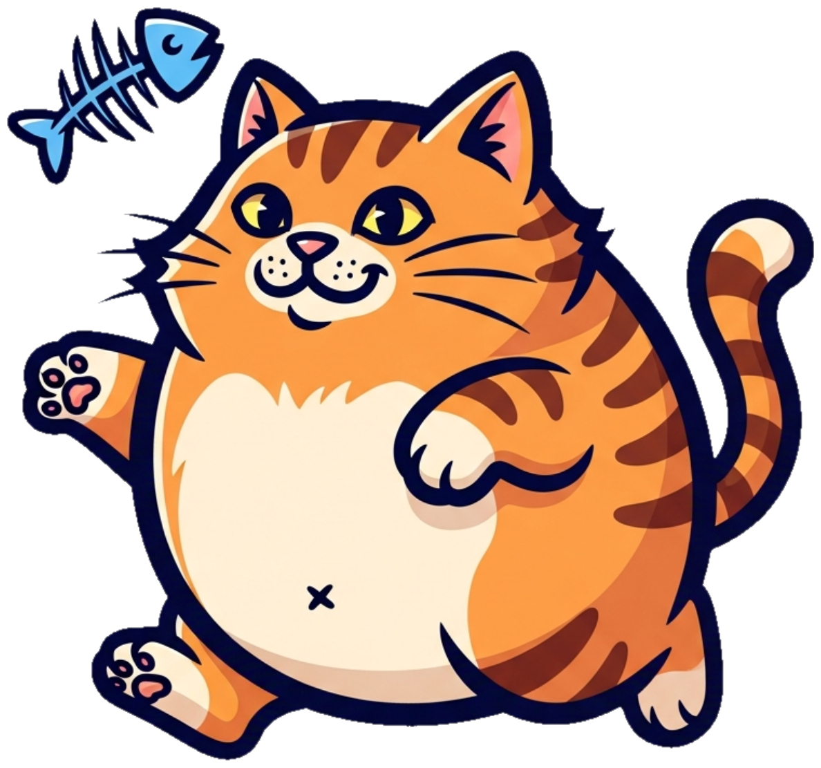 Áo Thun Trắng In Hình Mèo Béo Design Độc Đáo - 290326-20-35-HED