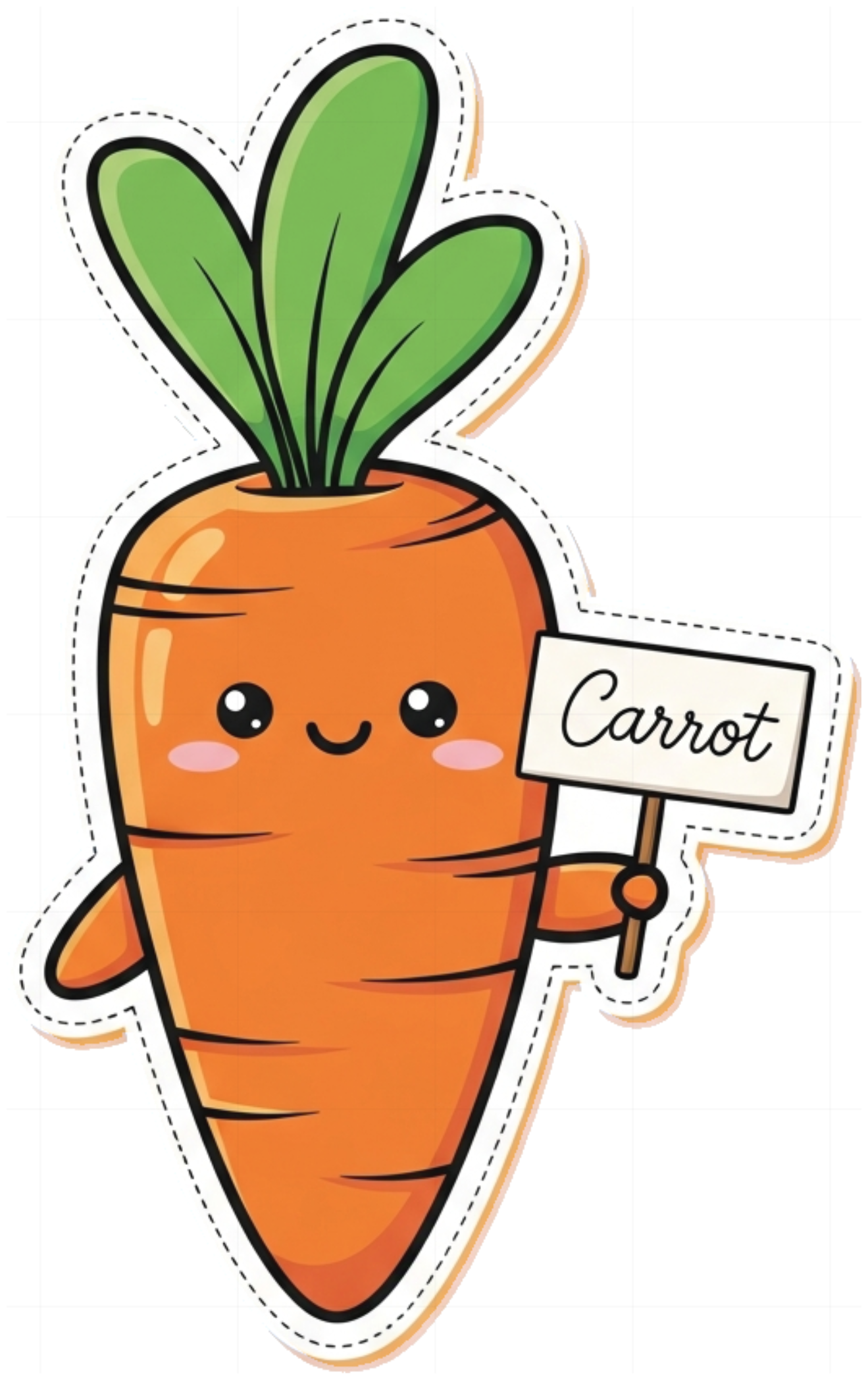 Áo Thun Trắng Carrot Kawaii Dễ Thương Unisex Form Rộng Cotton Co Giãn 4 Chiều - Áo Phông Cà Rốt Slogan Design Xu Hướng 2024 - 290526-14-30-ZNR