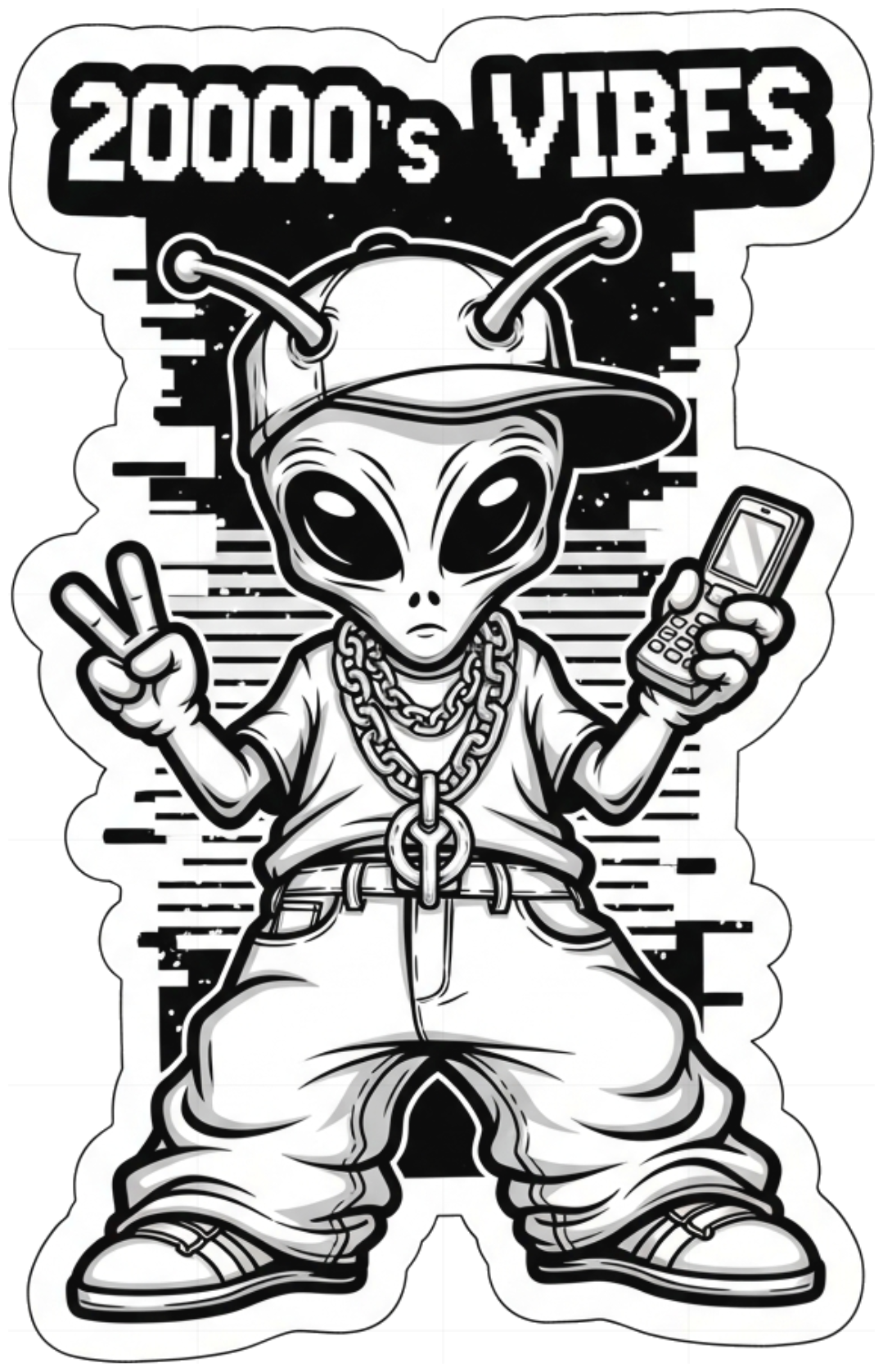Áo Thun Unisex Trắng In Hình Design Y2K Streetwear Mascot - Áo Phông Nam Nữ Form Rộng Cotton Cao Cấp Xu Hướng Streetstyle - 290526-15-33-YAK