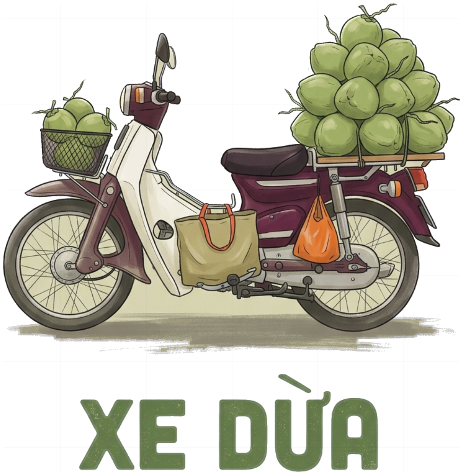 Áo thun Wash Oversize Xe Dừa Vintage Retro Unisex Local Brand Cao Cấp - 290726-16-06-ITW