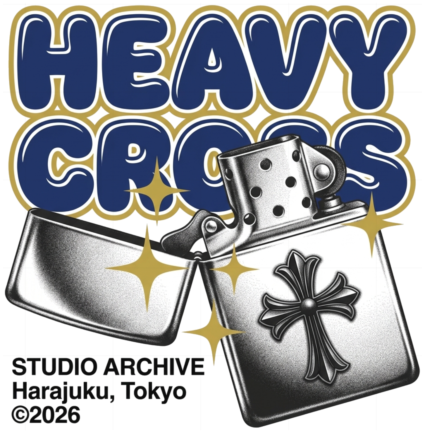 Áo Thun Heavy Cross Streetwear Y2K Cyber Gothic Form Boxy Cotton 100% Cao Cấp - 290826-09-54-ABC