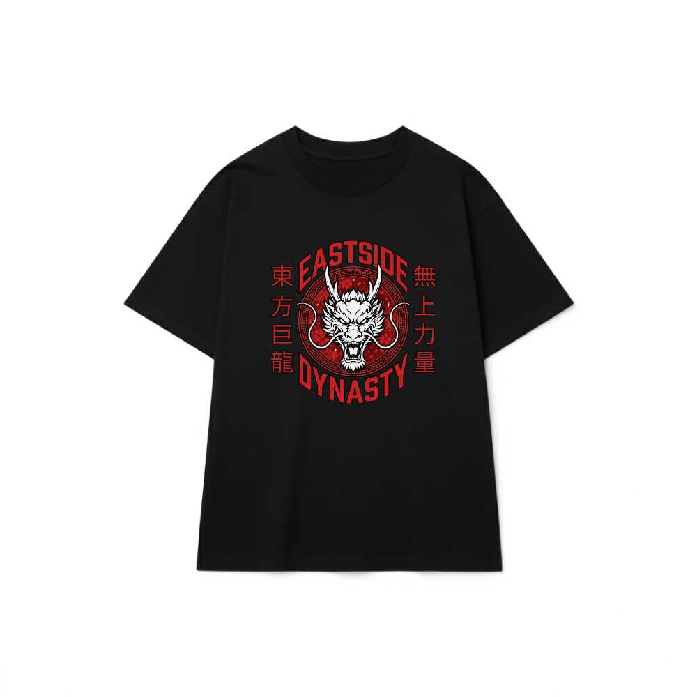 Áo Thun Streetwear Rồng Á Đông Eastside Dynasty Form Oversize Cotton Cao Cấp - 290826-10-02-ABC