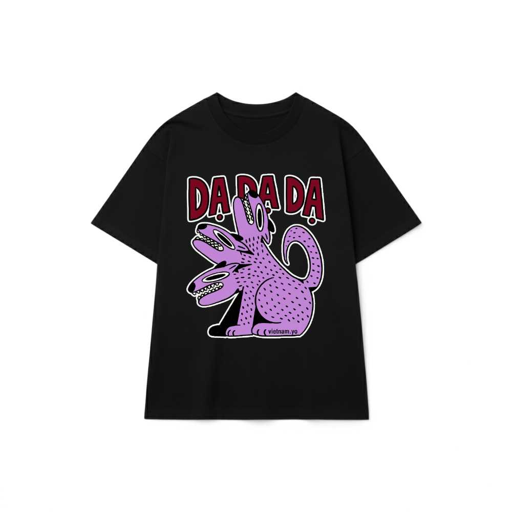 Áo Thun Chó 3 Đầu DA DA DA Unisex Form Rộng Cotton Streetwear vietnam.yo - 290826-10-37-HSK