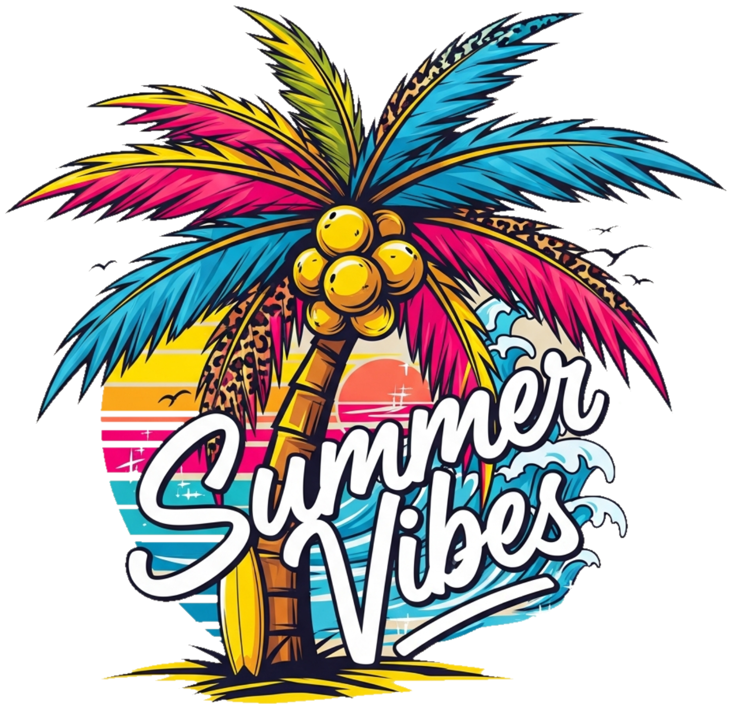 Áo Thun Kem Summer Tropical Streetwear Design - 300326-15-57-GLI