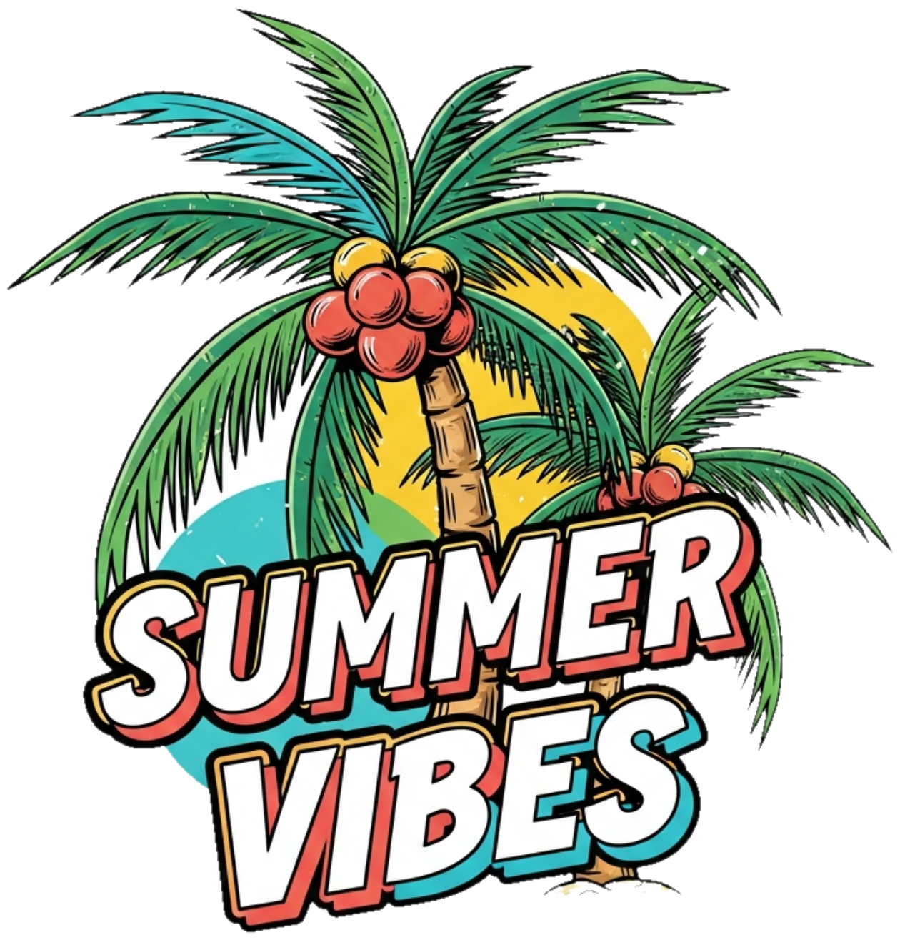 Áo Thun Trắng Summer Tropical Streetwear Design - 300326-15-57-KGE