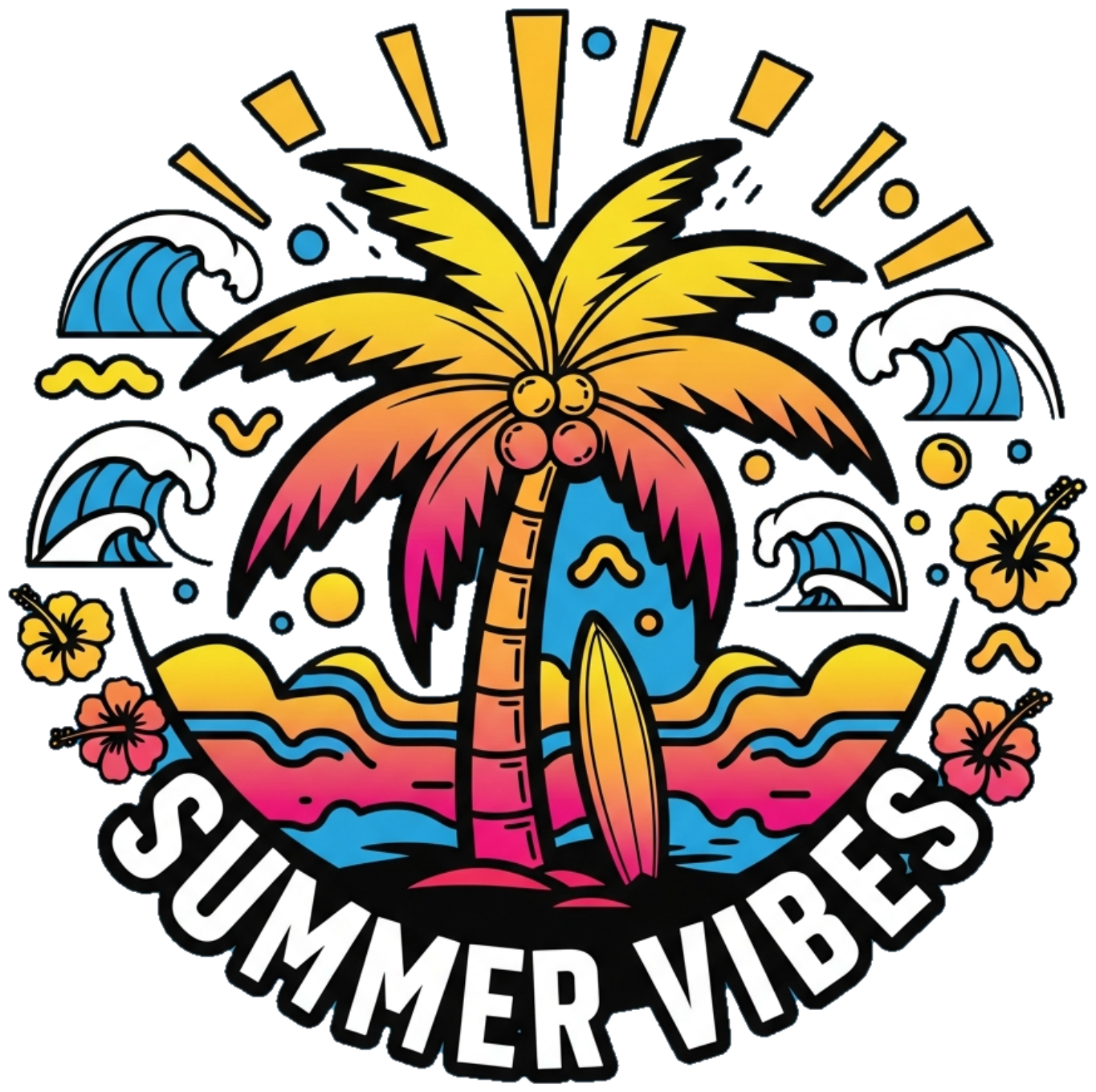 Áo Thun Trắng Summer Tropical Streetwear Design - 300326-15-57-SBT