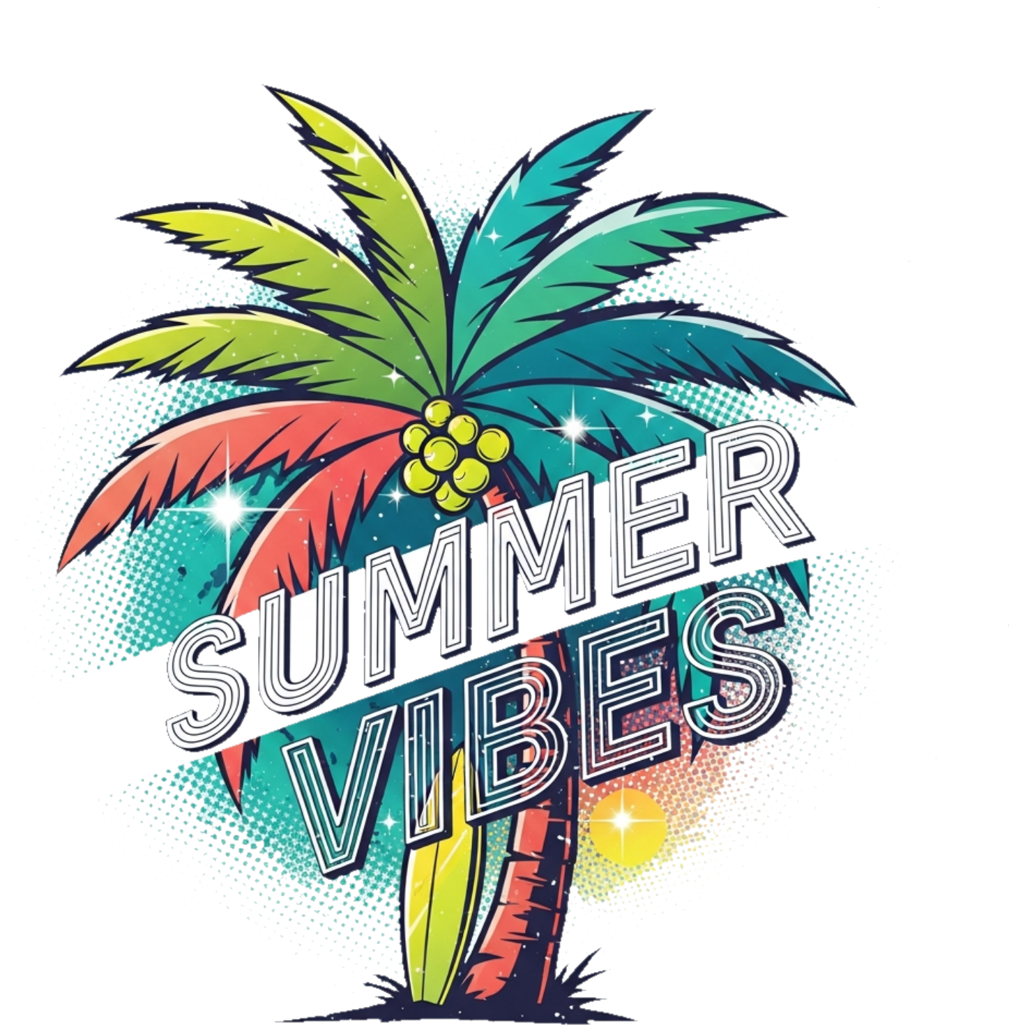 Áo Thun Trắng Summer Tropical Streetwear Design - 300326-15-57-XIV